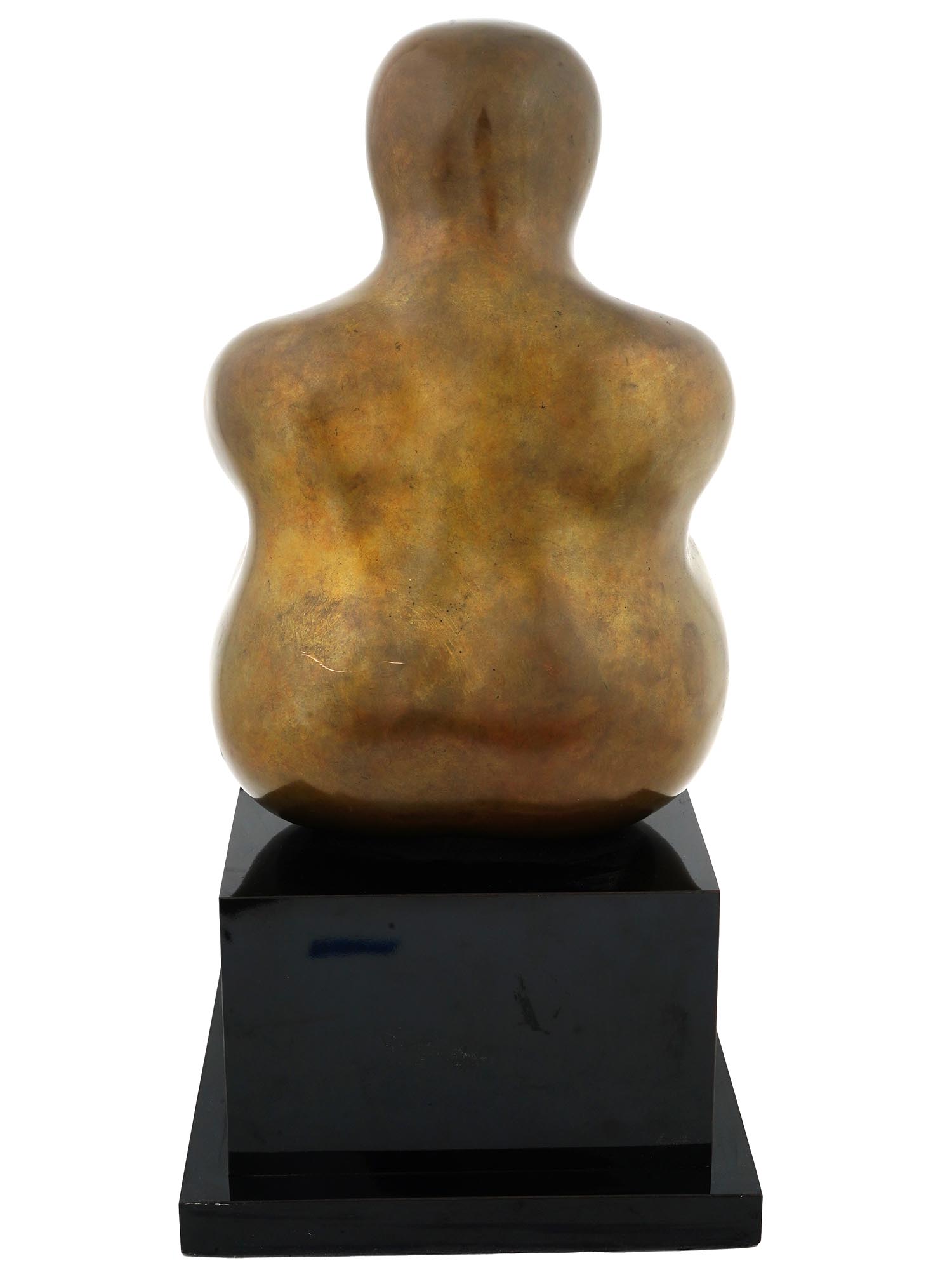 UKRANIAN BRONZE NUDE FEMALE FIGURE BY YURI KRASNY PIC-4