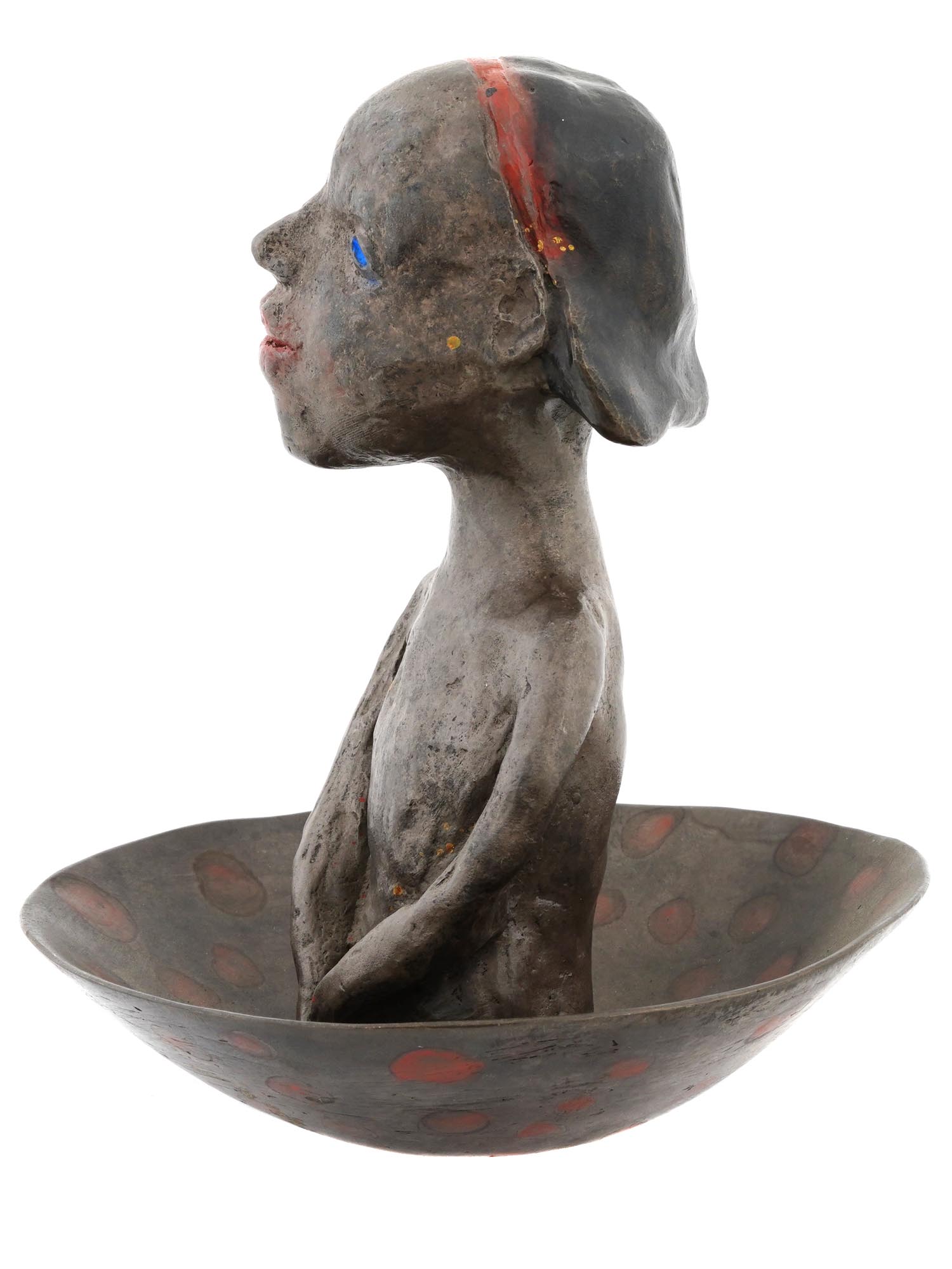 LENA CRONQVIST SWEDISH BRONZE SCULPTURE OF A GIRL PIC-4