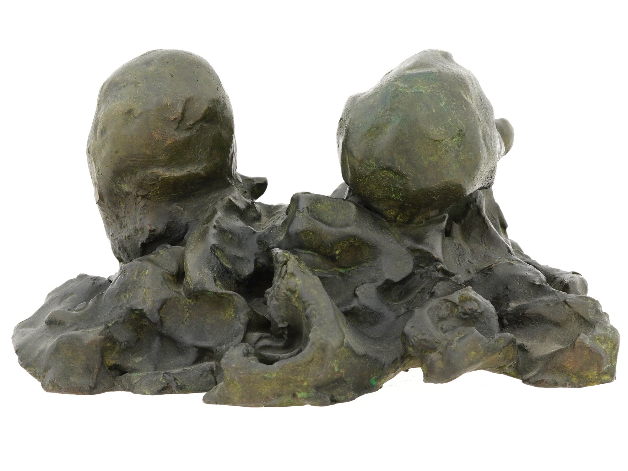 SAINT CLAIR CEMIN ABSTRACT BRONZE OCTOPUS FIGURINE PIC-3