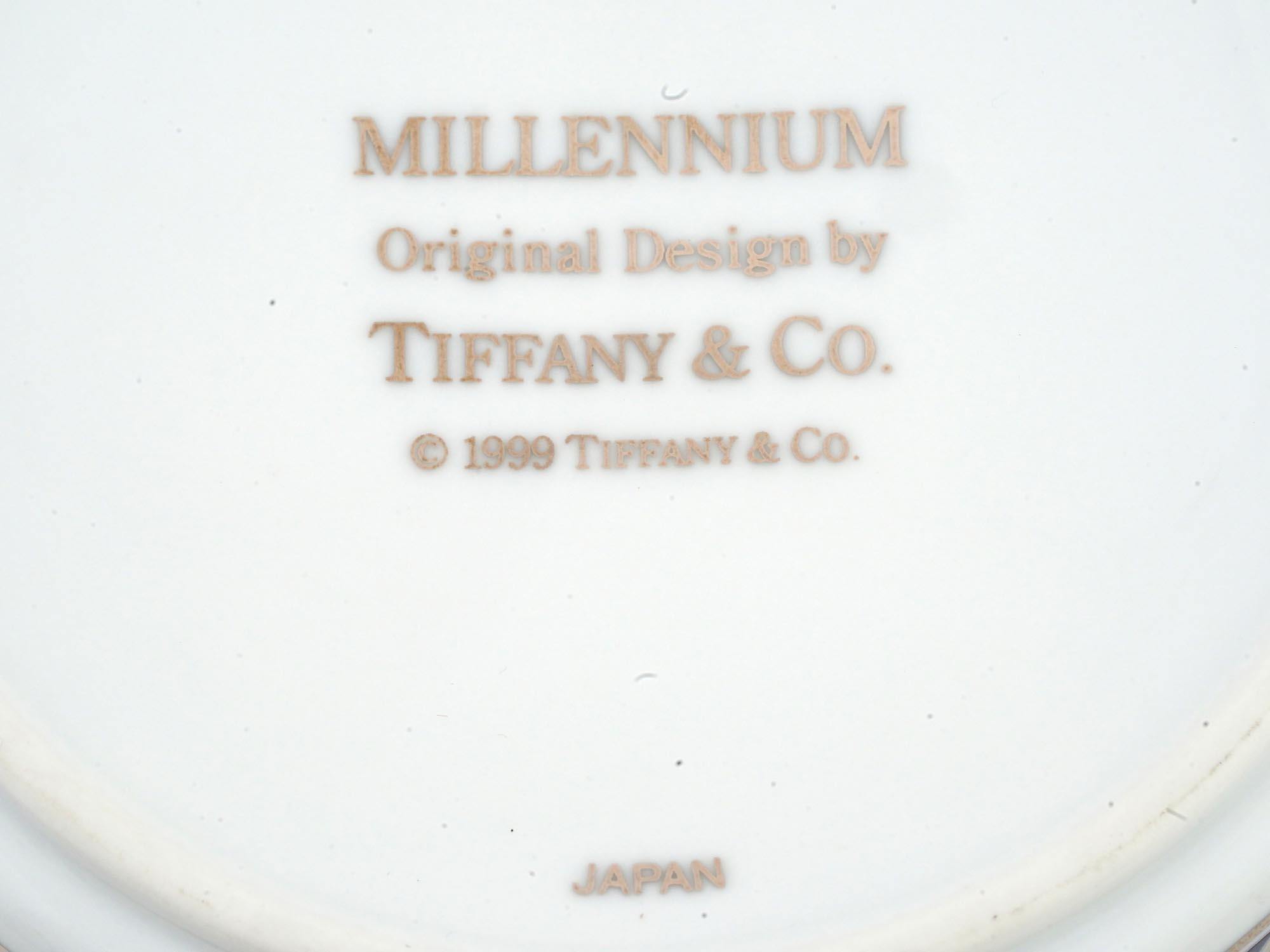 1999 AMERICAN TIFFANY MILLENNIUM PORCELAIN ROUND BOX PIC-6