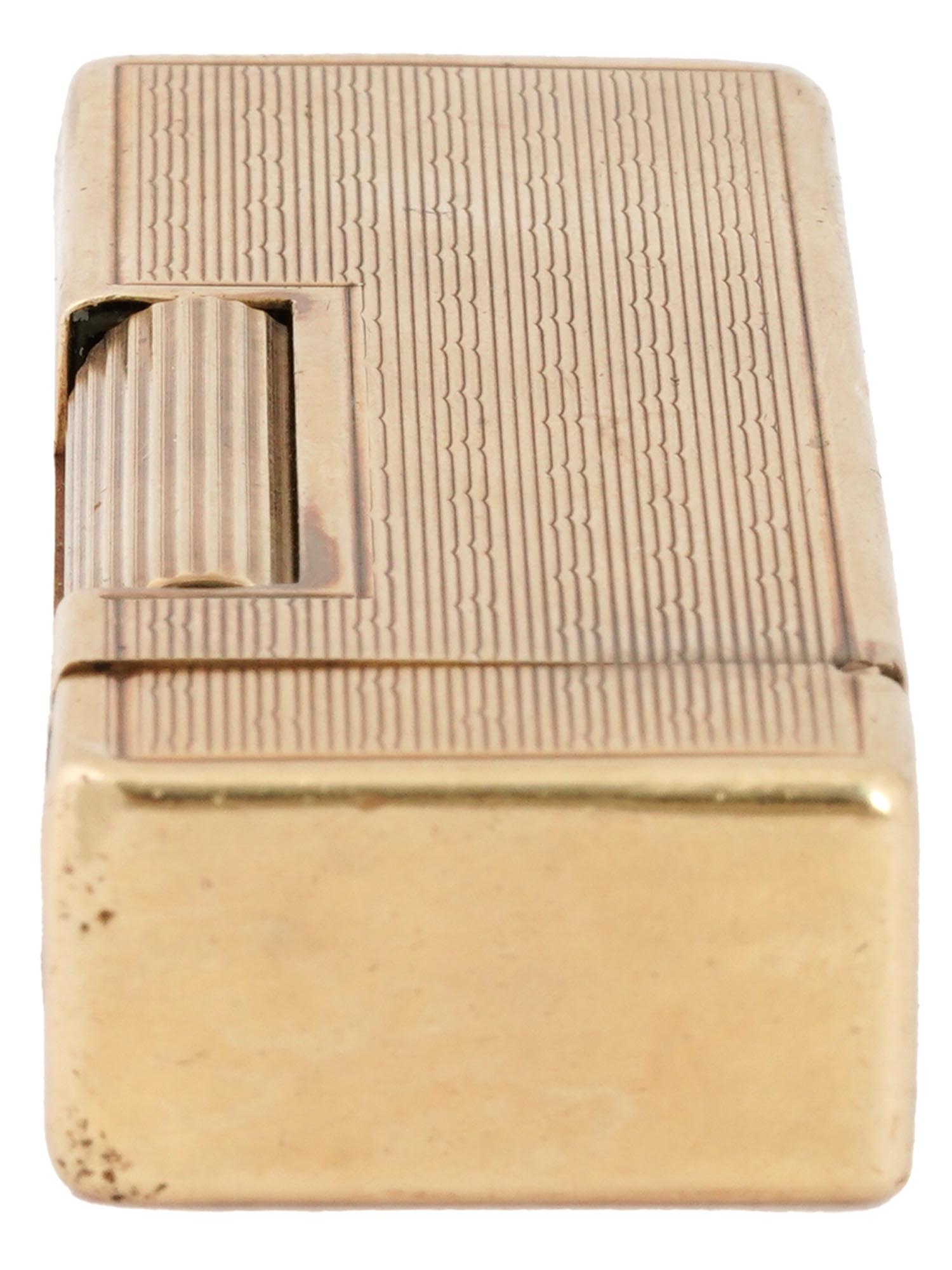 DUNHILL ROLLAGAS 14K GOLD POCKET LIGHTER PIC-6