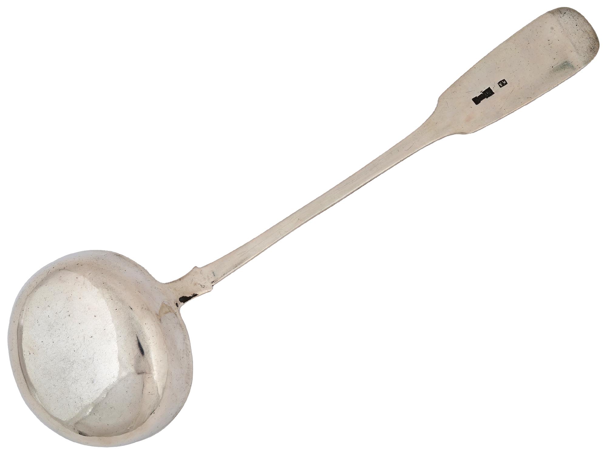 RUSSIAN SILVER SOUP LADLE PIC-1