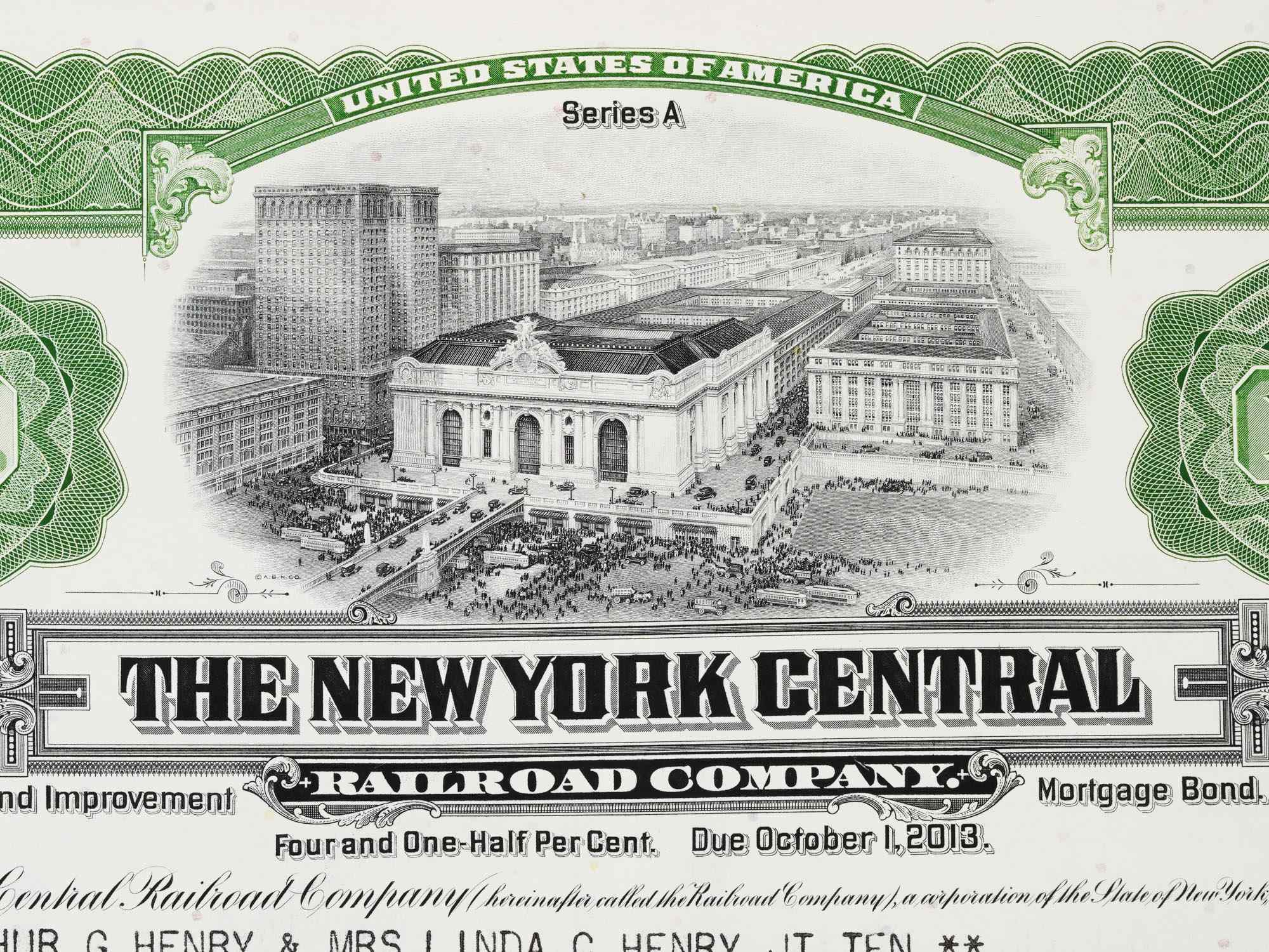 1966 MORTGAGE BOND OF NY CENTRAL RAILROAD COMPANY PIC-7