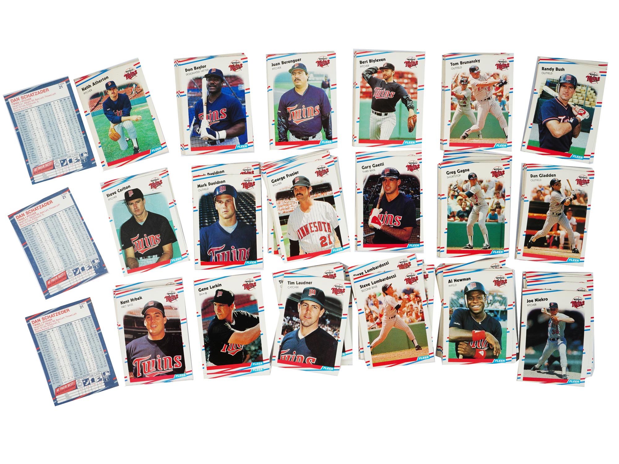 LARGE COLLECTION OF 1988 FLEER BASEBALL CARDS PIC-4