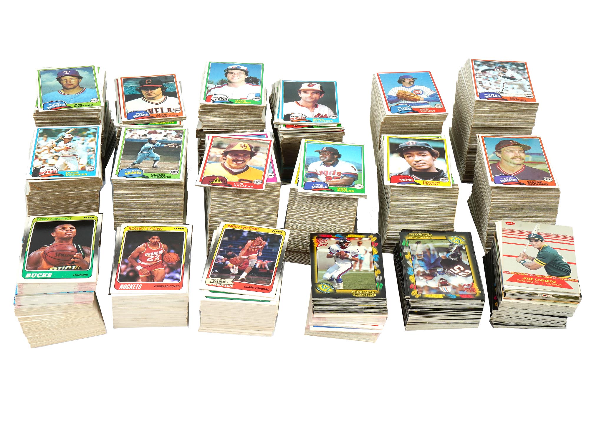 LARGE COLLECTION OF 1981 TOPPS AND FLEER TRADING CARDS PIC-3