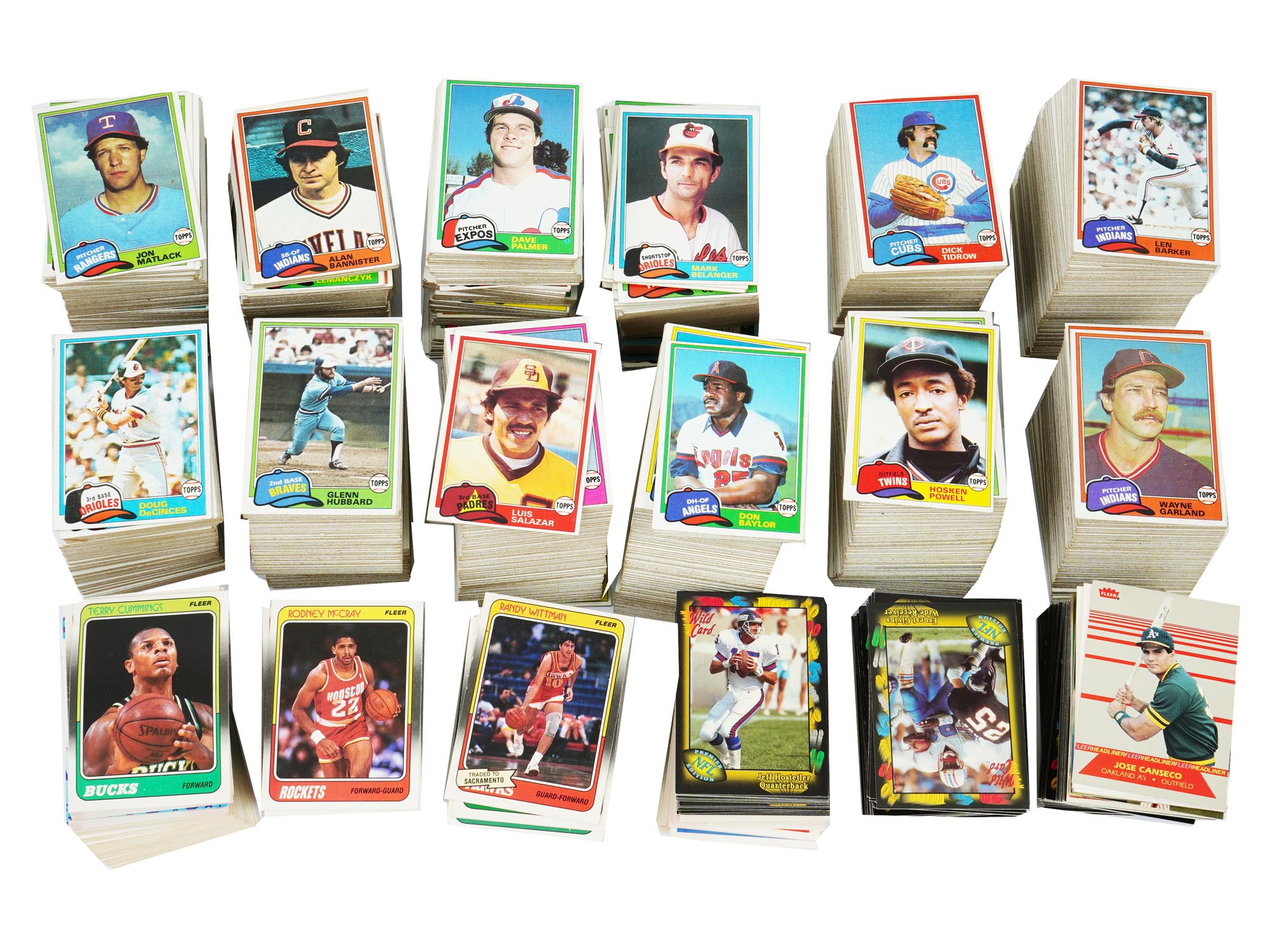 LARGE COLLECTION OF 1981 TOPPS AND FLEER TRADING CARDS PIC-6