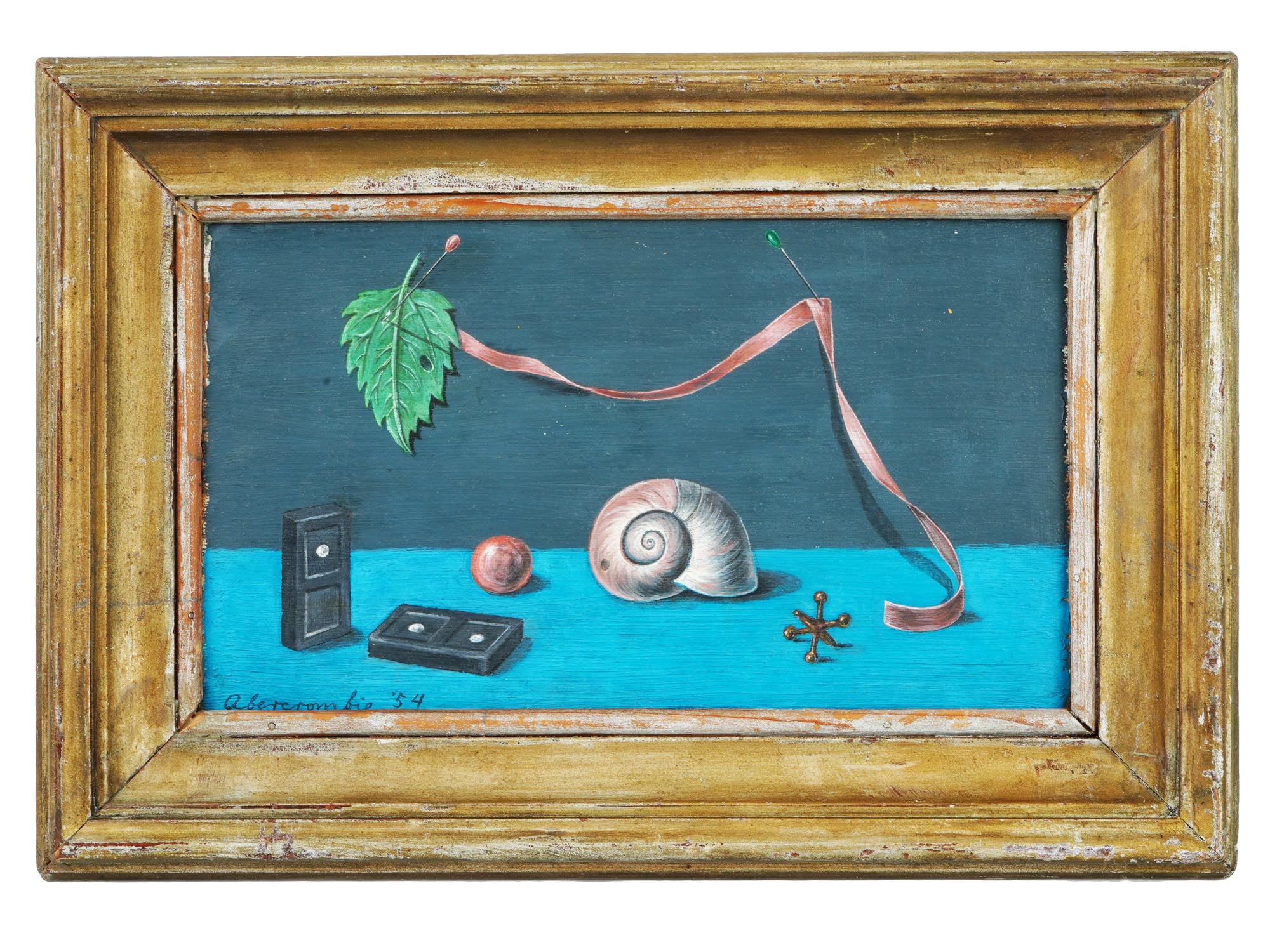 ATTR TO GERTRUDE ABERCROMBIE STILL LIFE OIL PAINTING PIC-0