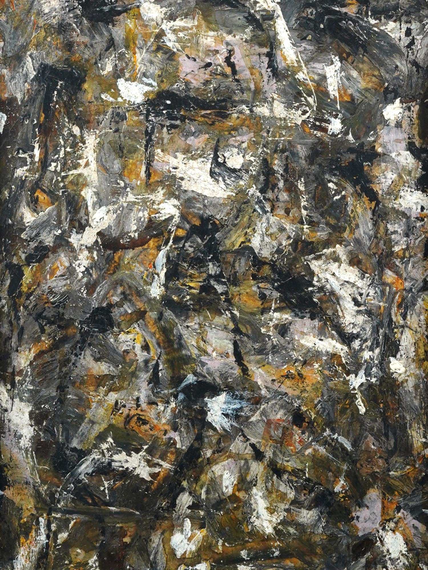 AMERICAN ABSTRACT PAINTING ATTR TO JACKSON POLLOCK PIC-1