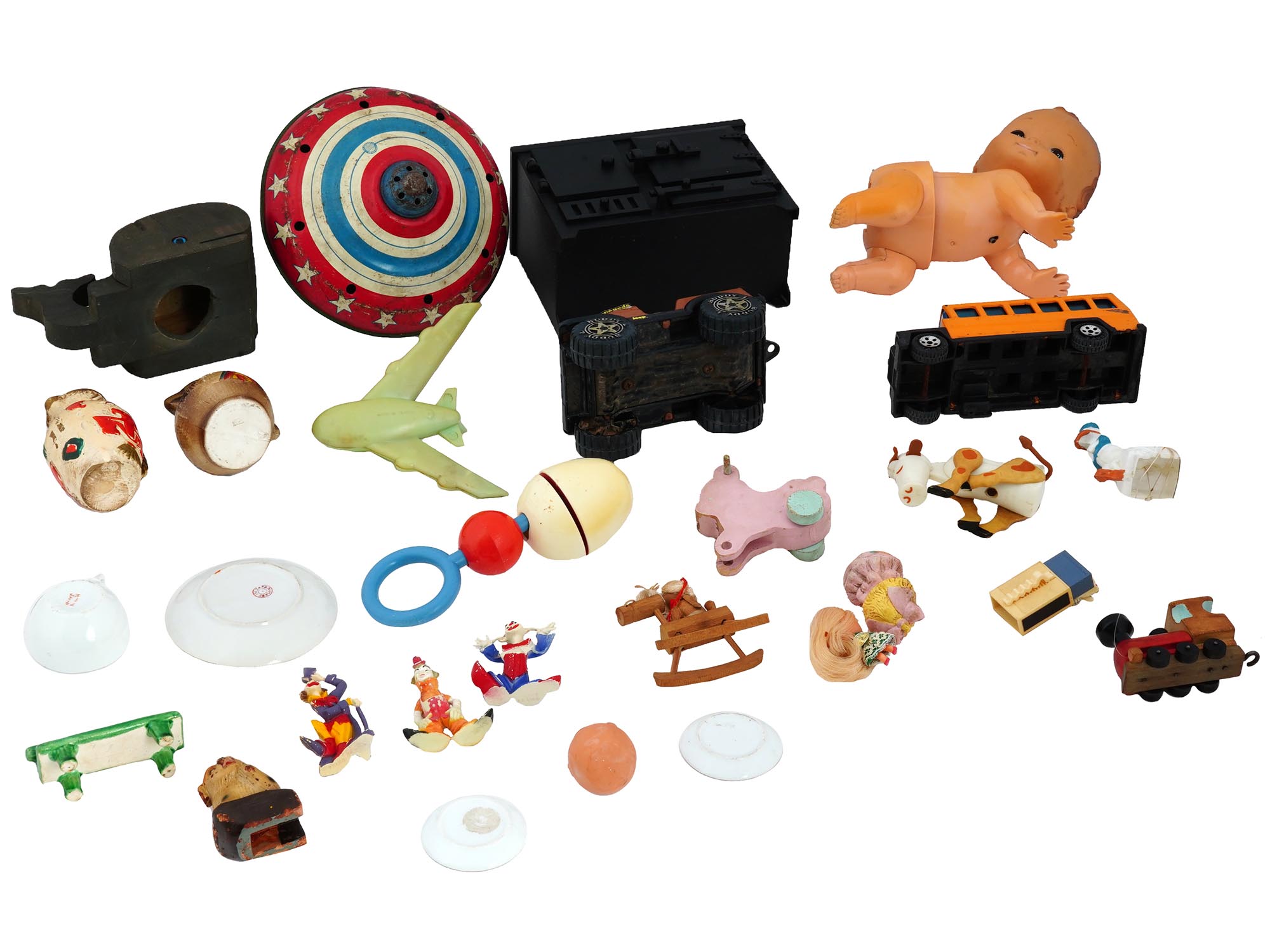 COLLECTION OF VINTAGE CHILDRENS TOYS AND DOLLS PIC-2