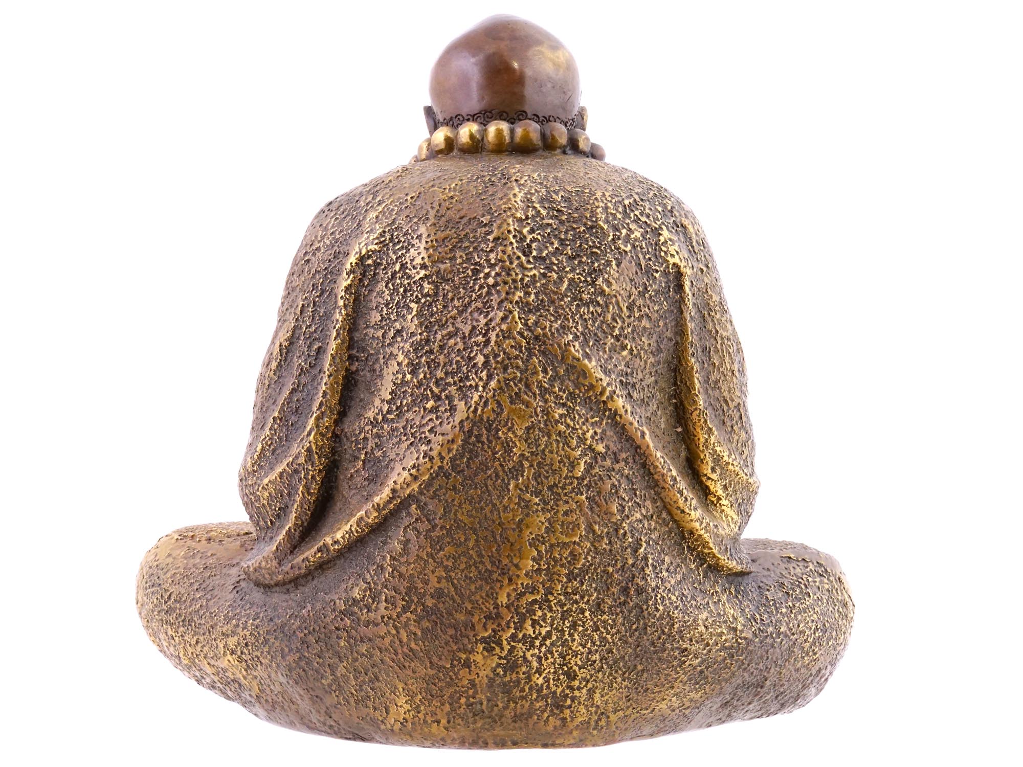 CHINESE BRONZE FIGURE OF ARHAT DAMO BODHIDHARMA PIC-3