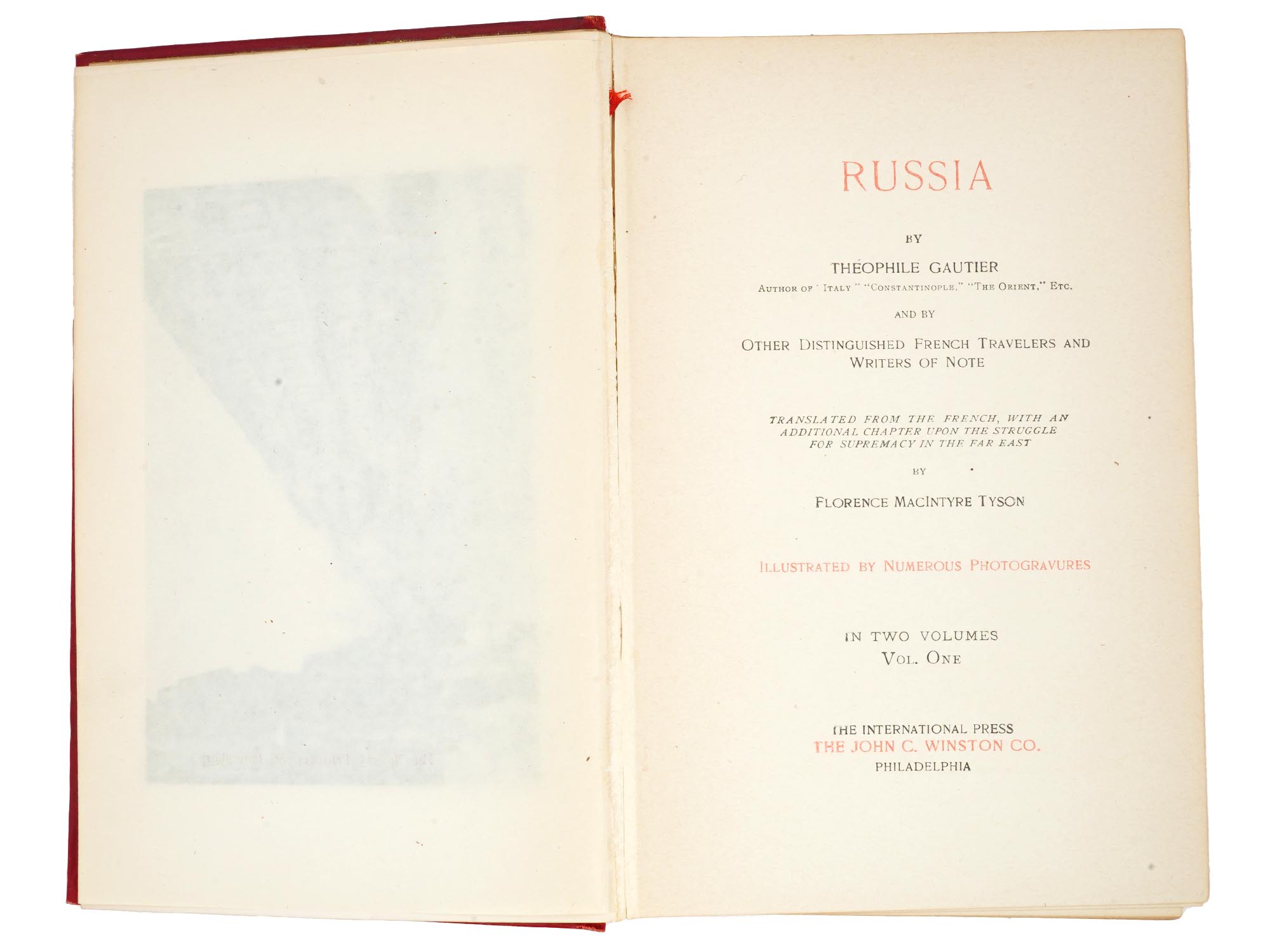 1905 TWO VOLUME BOOK EDITION RUSSIA THEOPHILE GAUTIER PIC-8