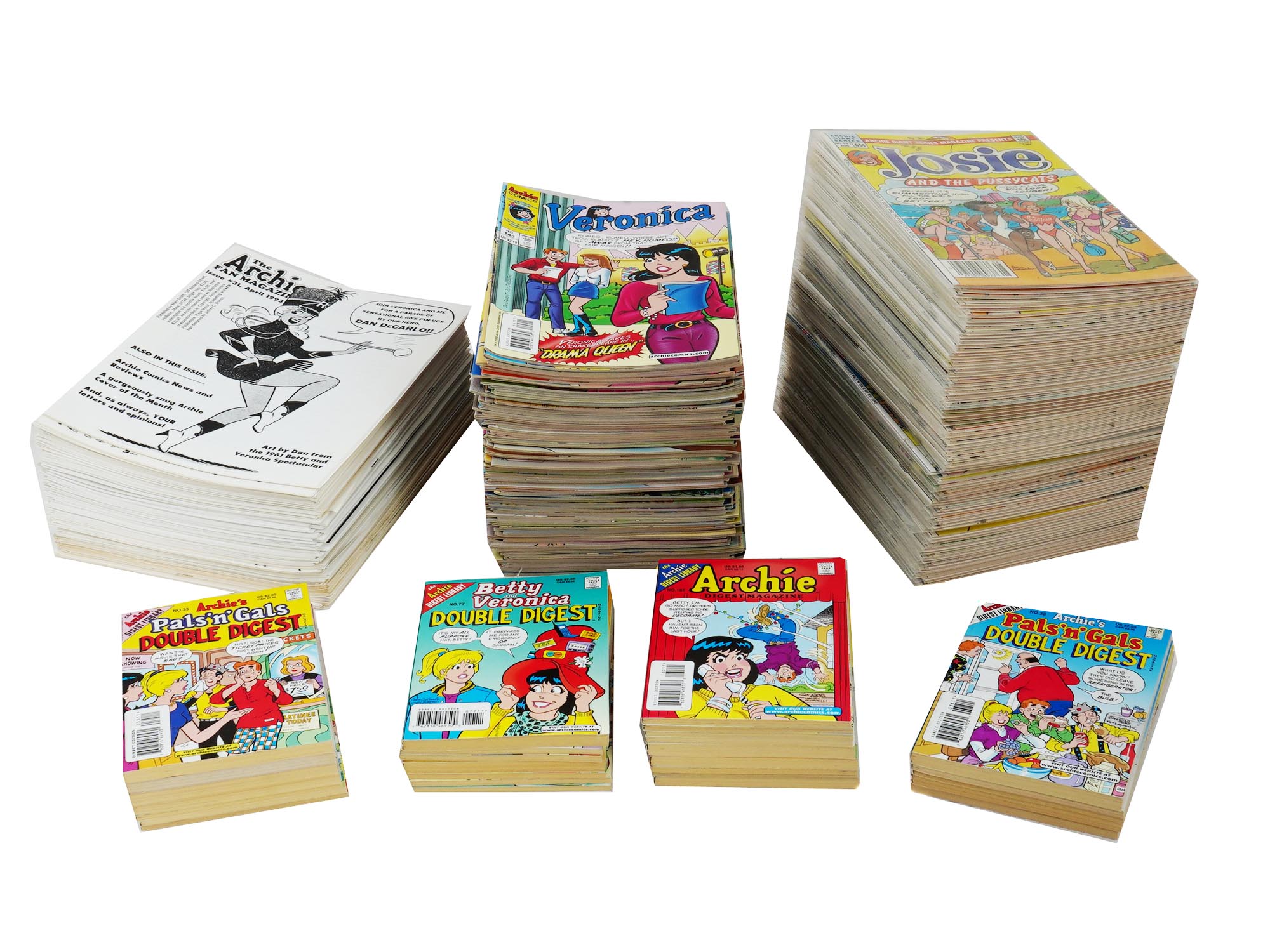 LARGE COLLECTION ARCHIE CARTOON COMICS MAGAZINES PIC-0