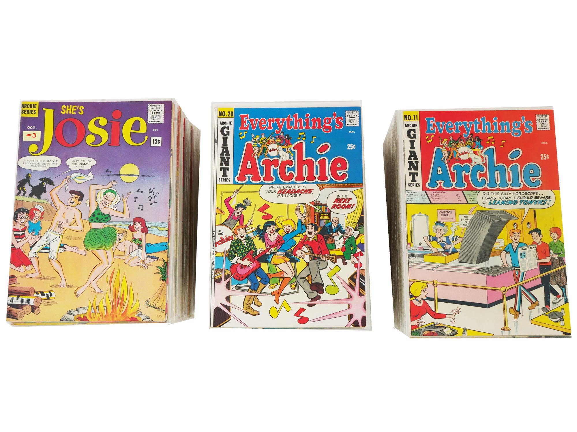 LARGE COLLECTION OF ARCHIE ILLUSTRATION COMICS BOOKS PIC-1