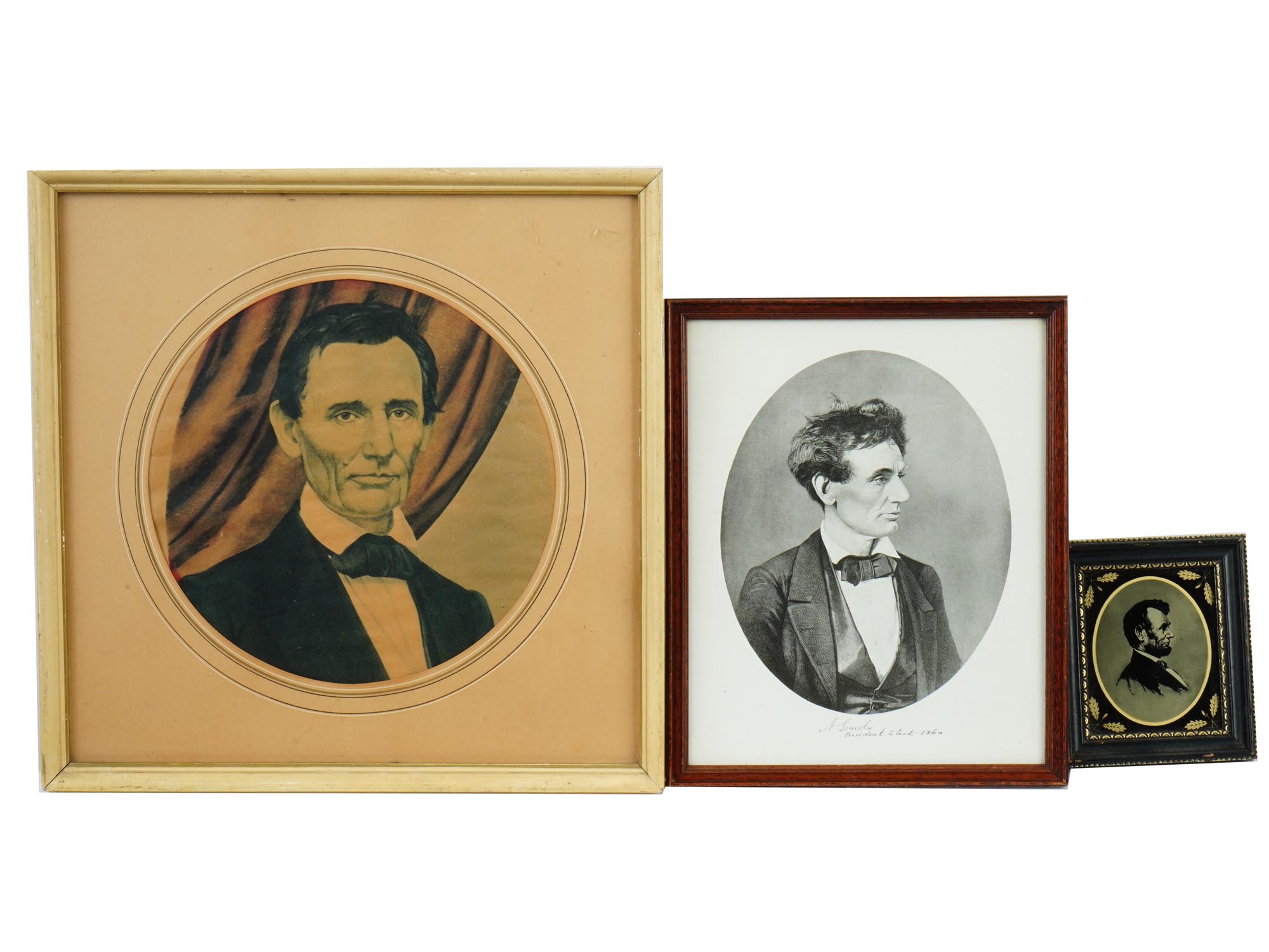 ANTIQUE 19TH C PRINTS OF PRESIDENT ABRAHAM LINCOLN PIC-0