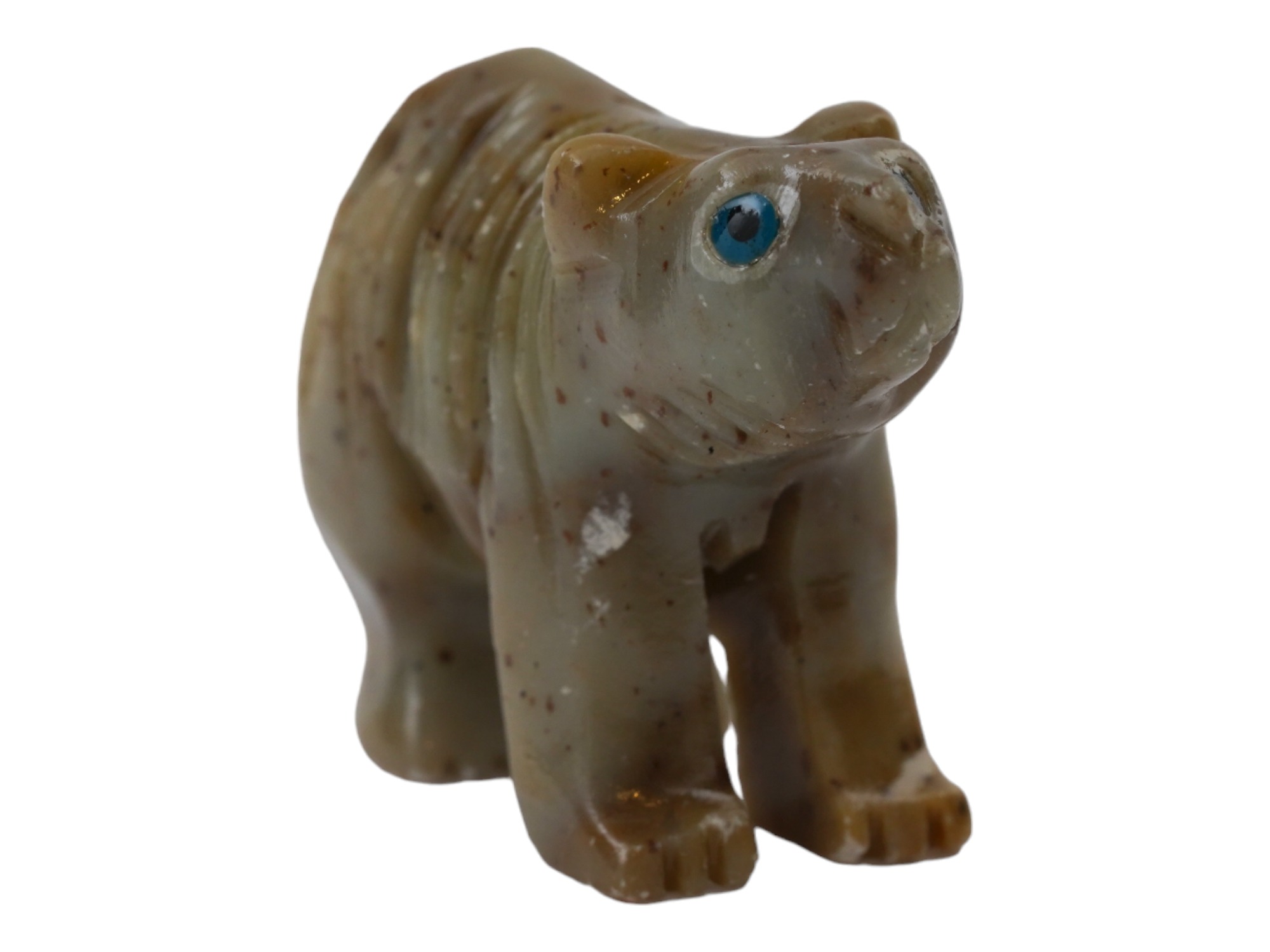 VINTAGE COLLECTION OF CARVED GEMSTONE ANIMAL FIGURINES PIC-8