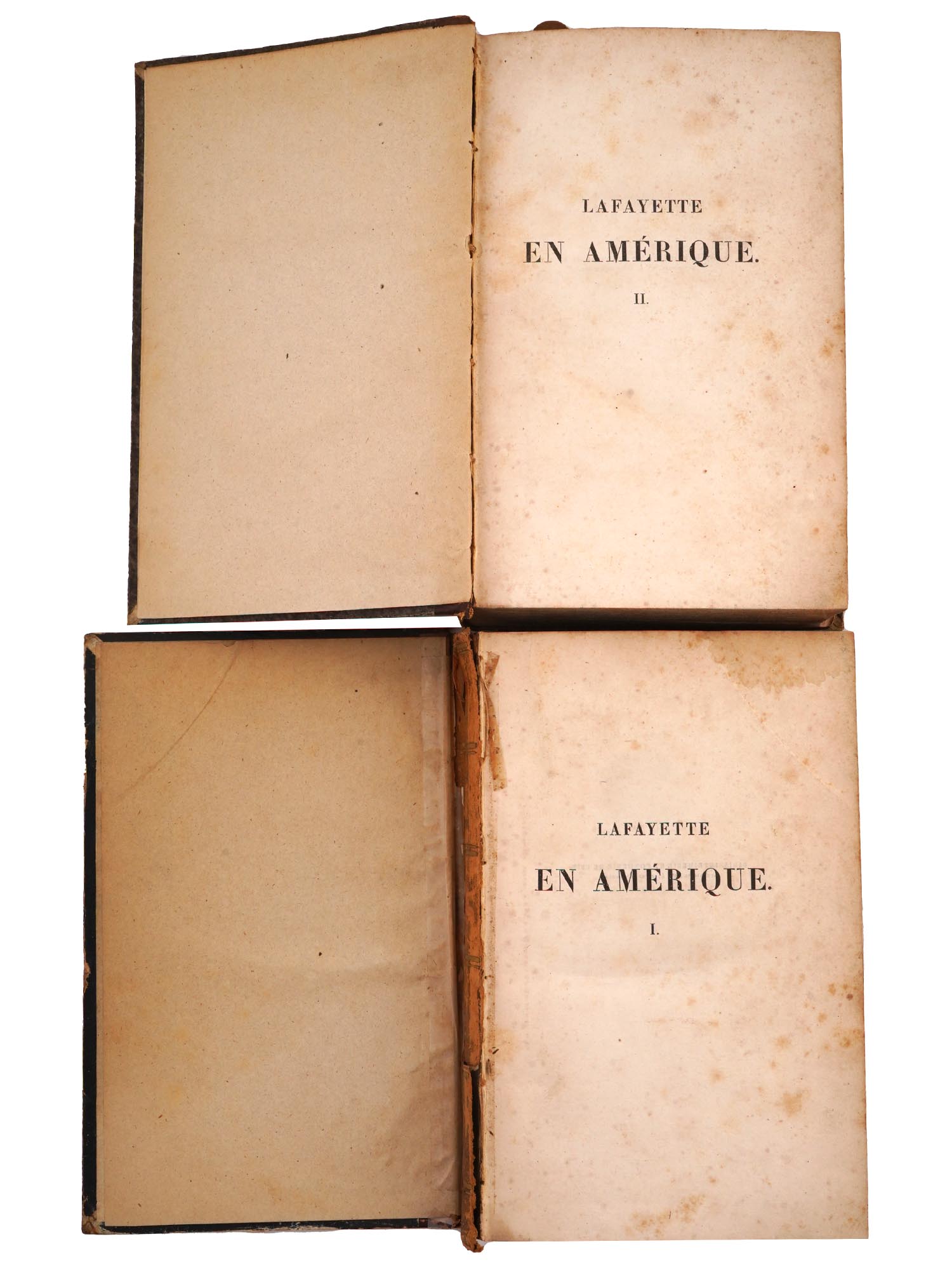 1829 FRENCH BOOK LAFAYETTE EN AMERIQUE IN TWO VOLS PIC-4