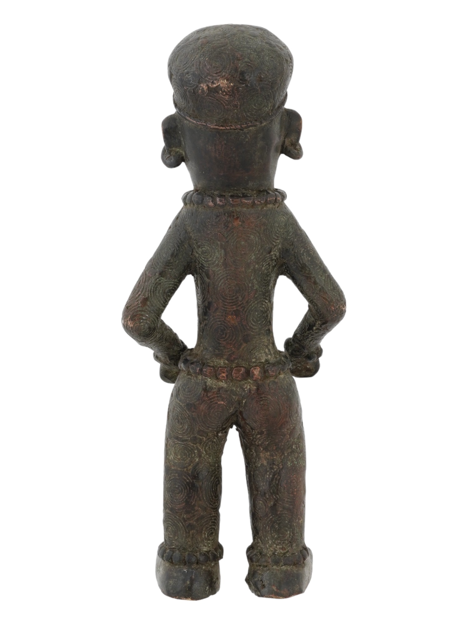 SMALL WEST AFRICAN NIGERIAN TIV BRONZE FIGURINE PIC-4