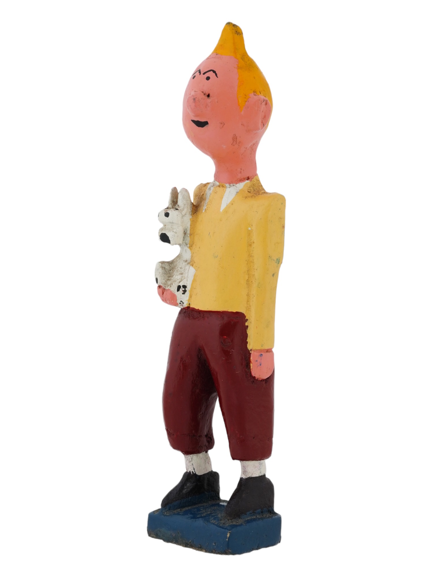 VINTAGE TINTIN TOY FROM COLONIAL AFRICA IVORY COAST PIC-4