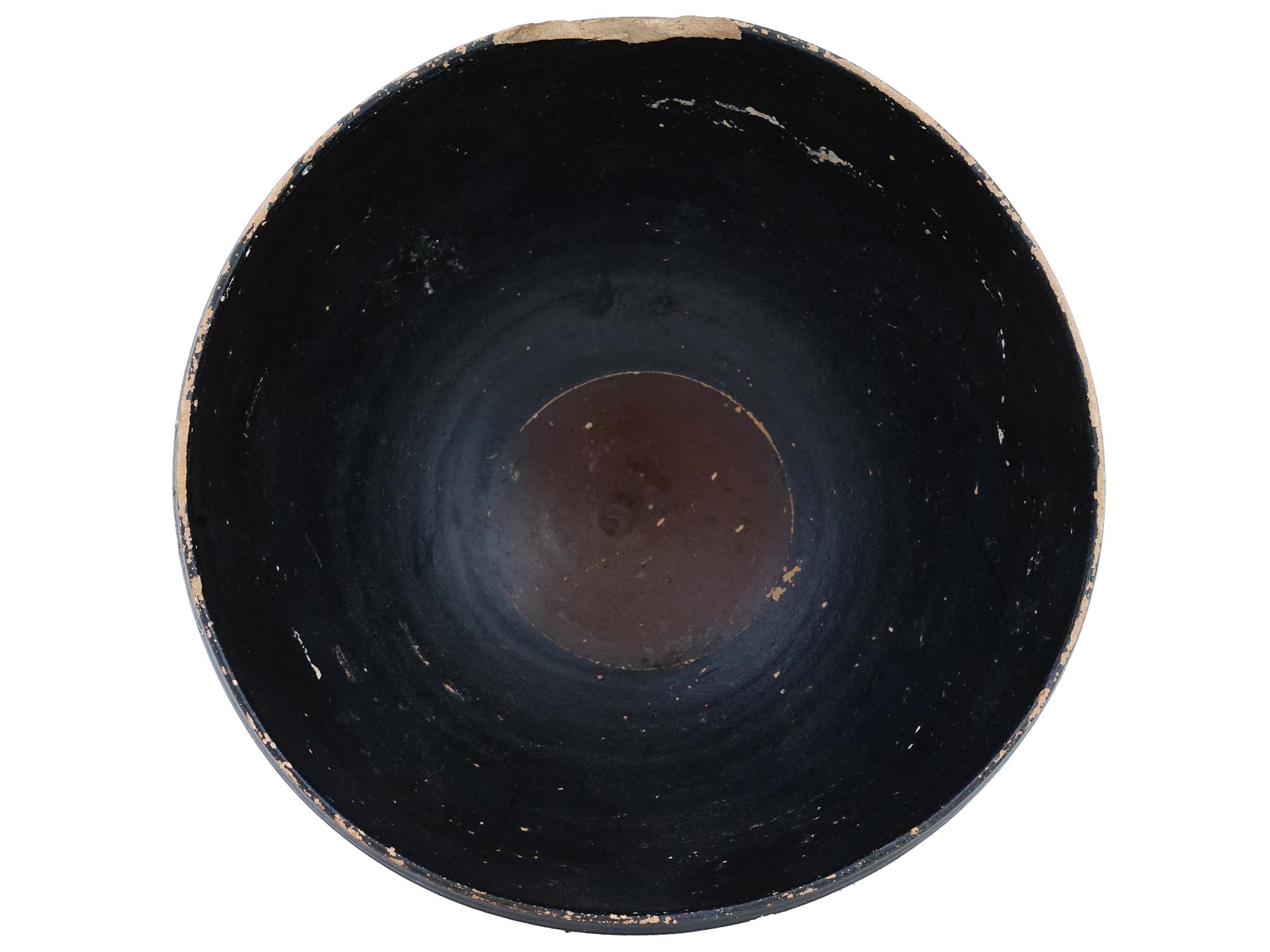 ANCIENT GREEK ARCHAIC BLACK POTTERY LIBATION BOWL CUP PIC-4