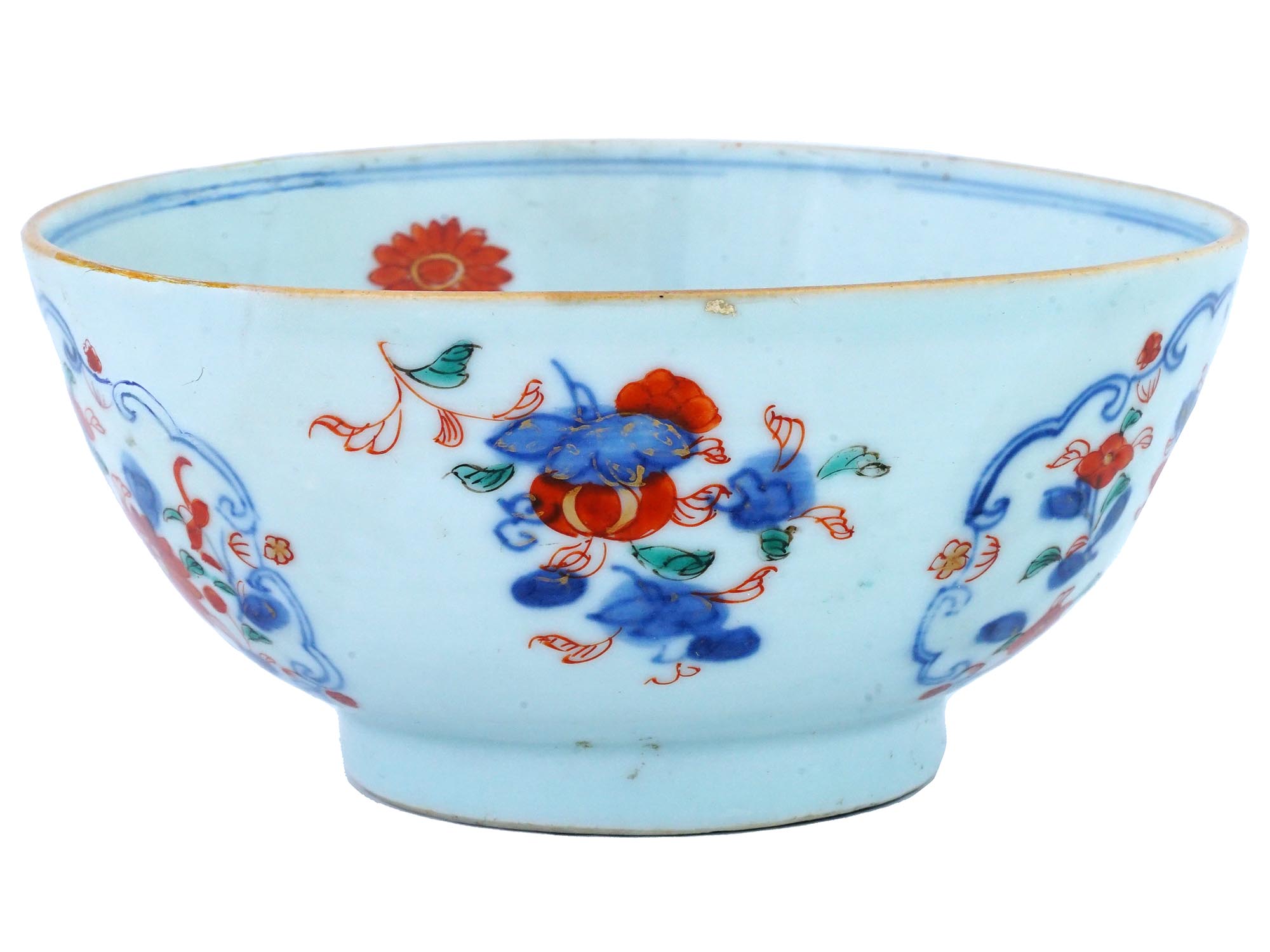 ANTIQUE ORIENTAL PORCELAIN HAND PAINTED BOWL PIC-0