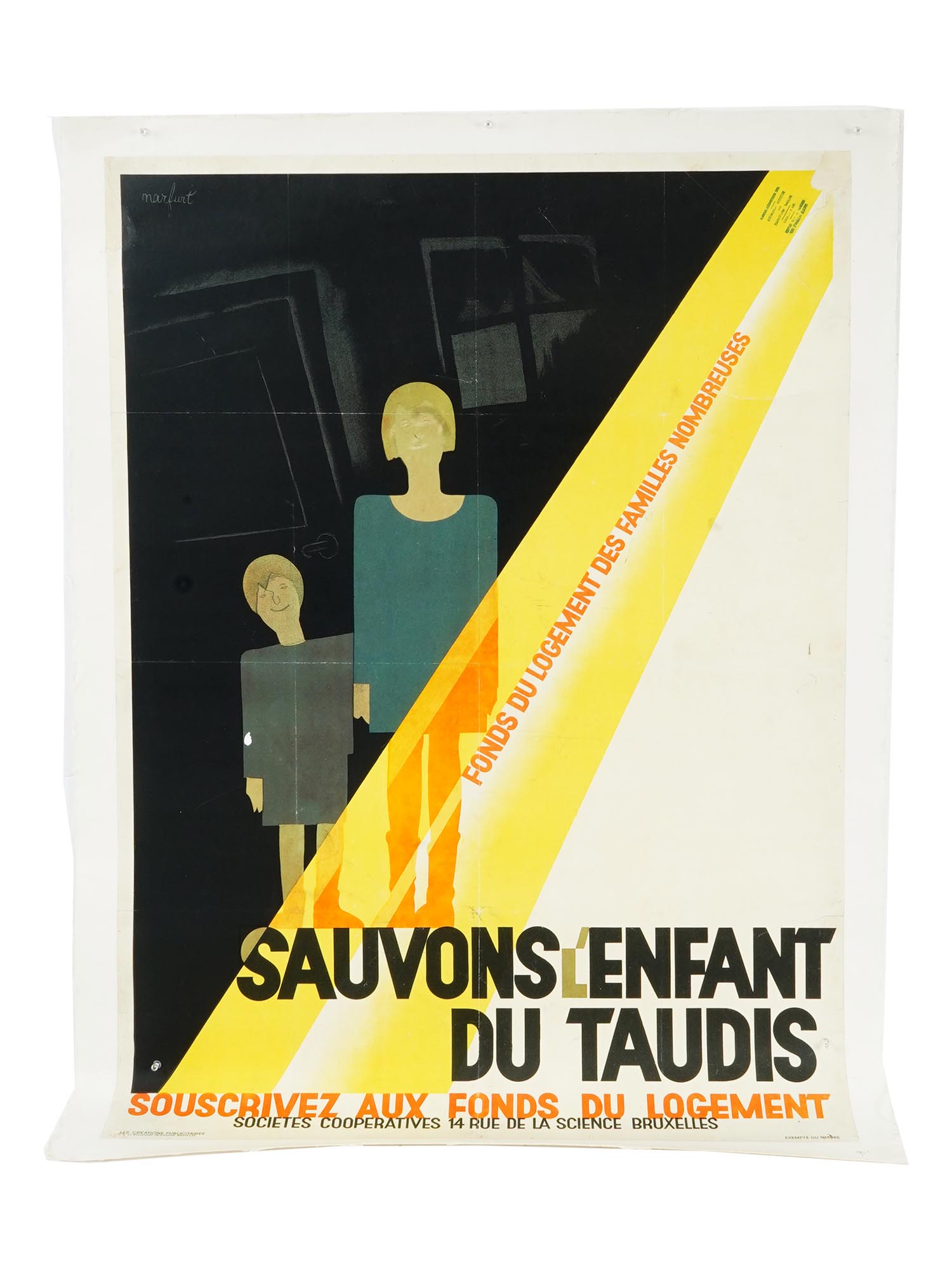 SWISS BELGIAN LITHOGRAPH POSTER BY LEO MARFURT PIC-0