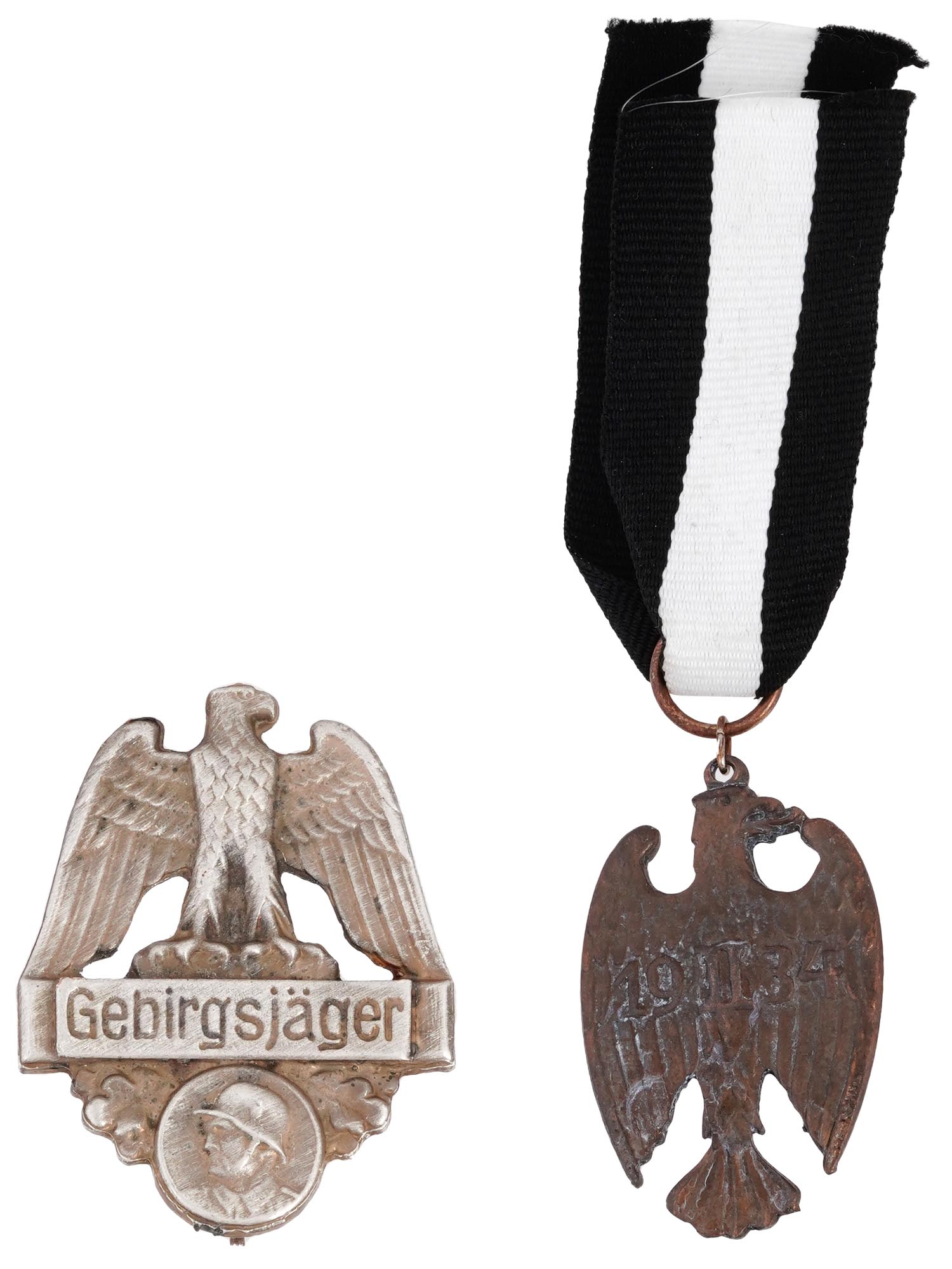WWI NAZI GERMAN AUSTRIAN MILITARY EAGLE BADGES PIC-0
