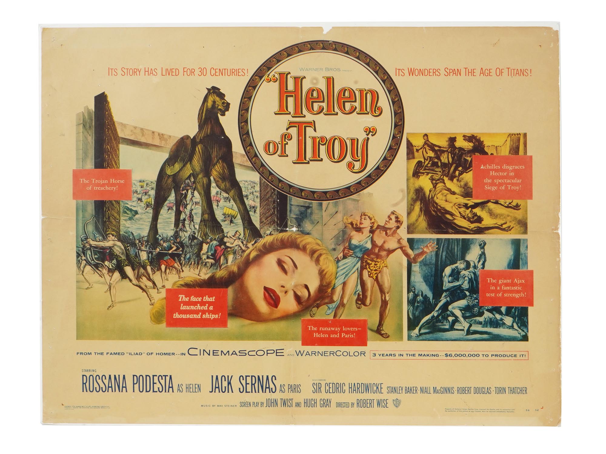 HELEN OF TROY ILLUSTRATION MOVIE POSTER BY REHBERGER PIC-0