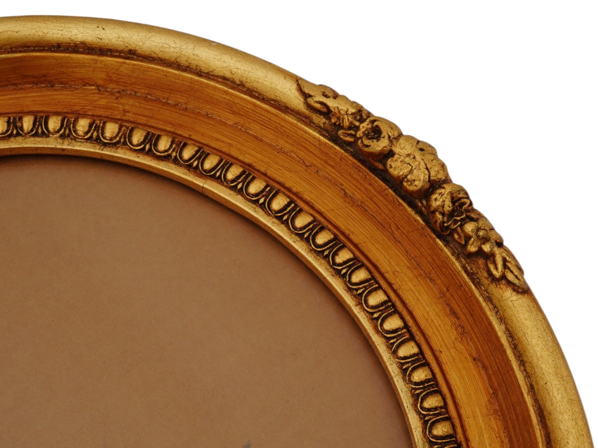 COLLECTION OF VICTORIAN OVAL GILDED WOODEN FRAMES PIC-3