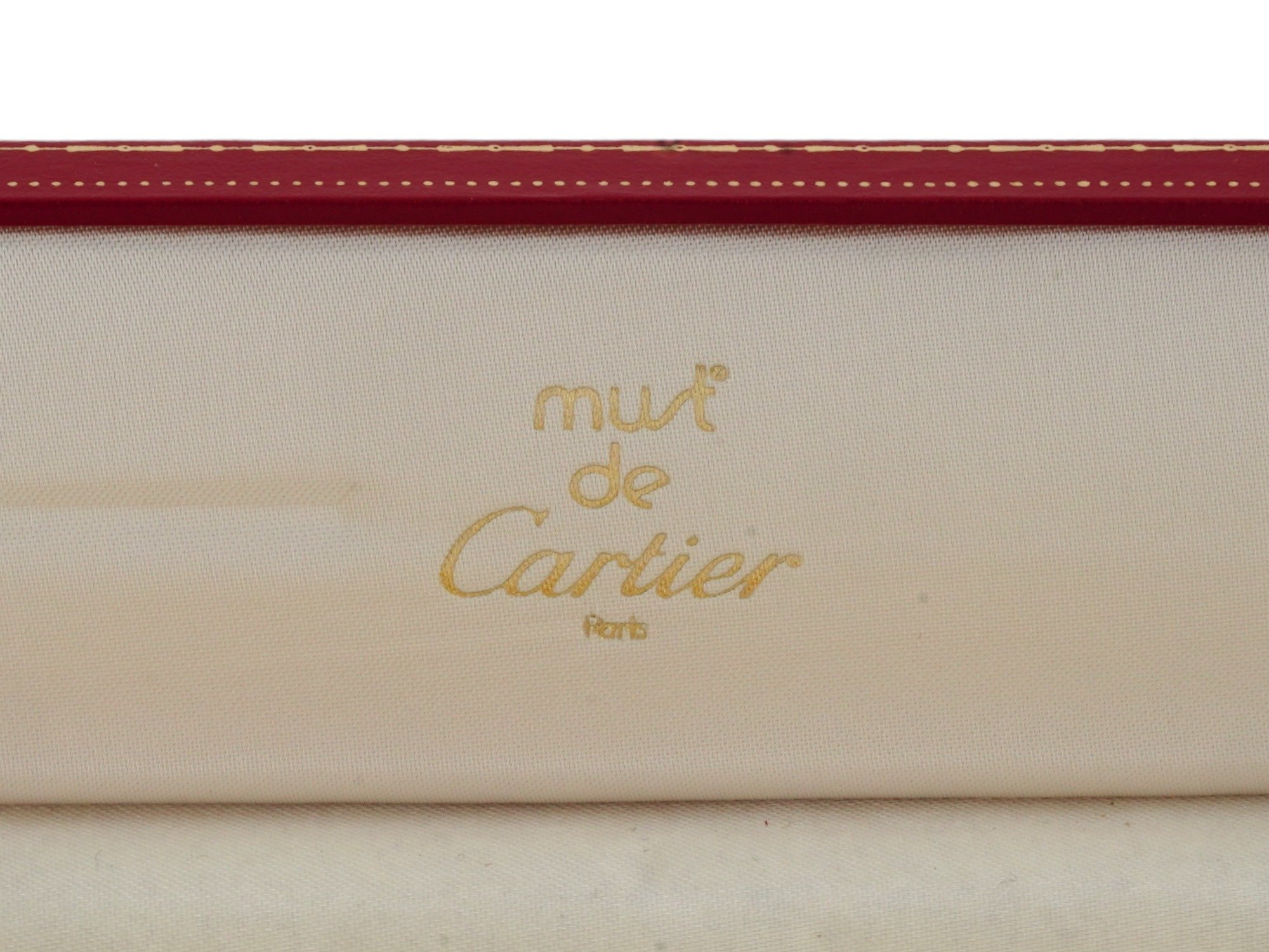 VINTAGE 18K YELLOW GOLD FOUNTAIN PEN BY CARTIER PIC-10