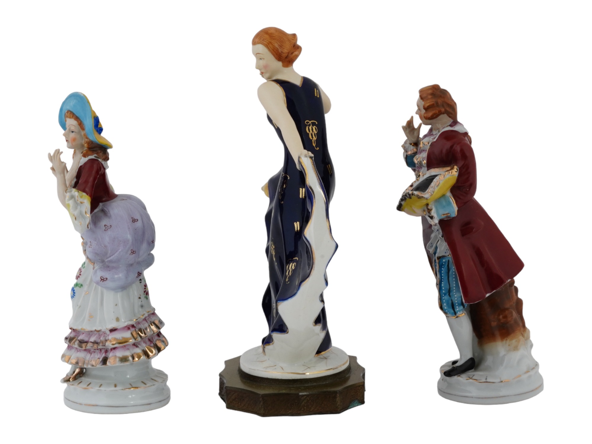 OCCUPIED JAPAN HAND PAINTED PORCELAIN FIGURINES PIC-5