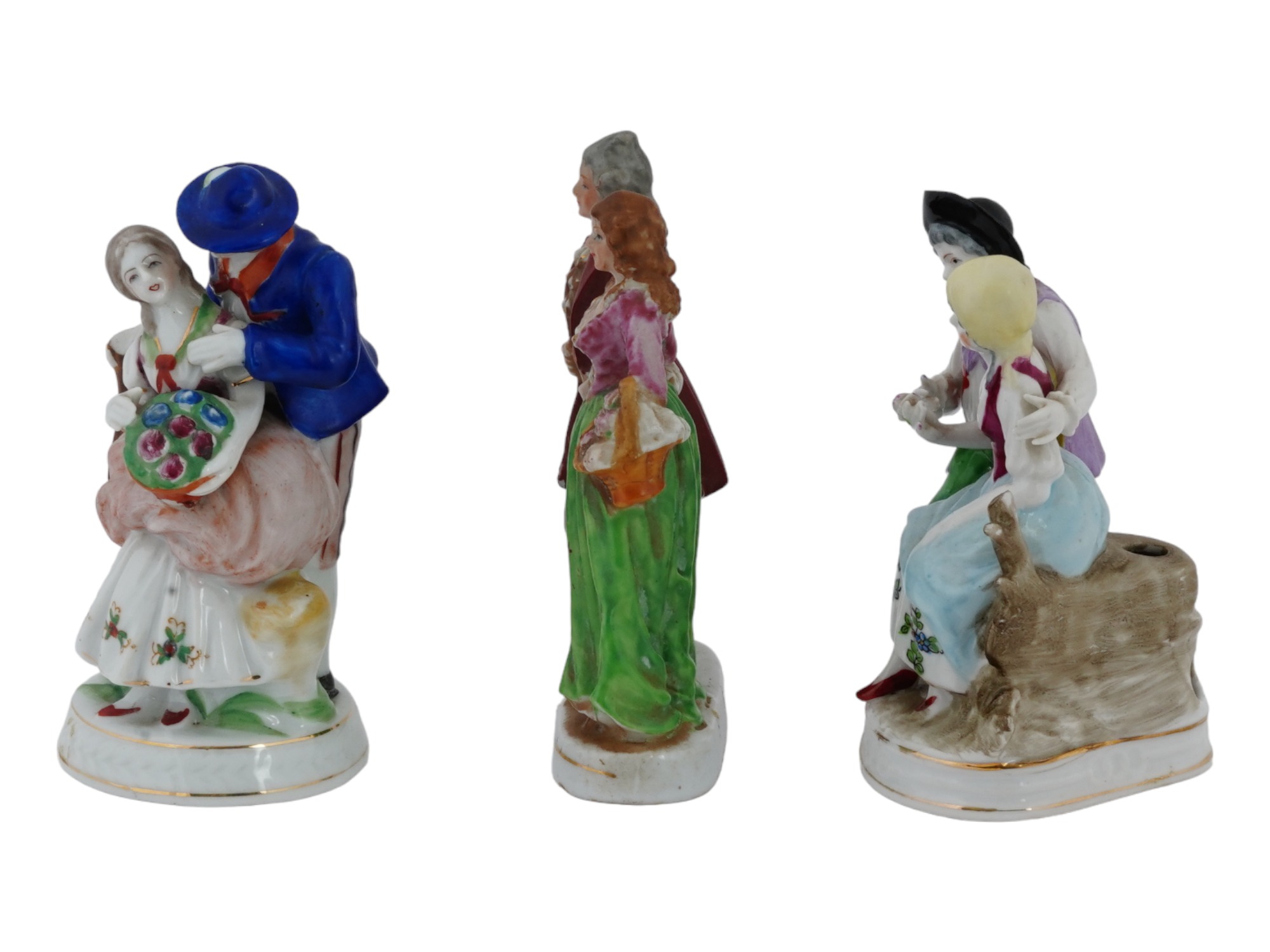 PORCELAIN FIGURINES F OCCUPIED JAPAN 1945 TO 1952 PIC-2