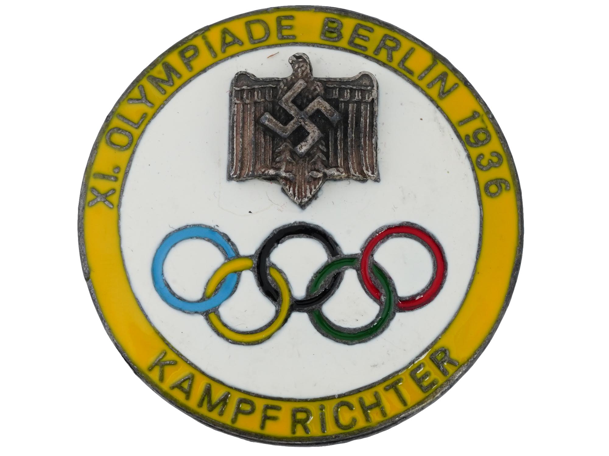 GROUP OF 3 BERLIN 1936 OLYMPIC GAMES BADGES PIC-3