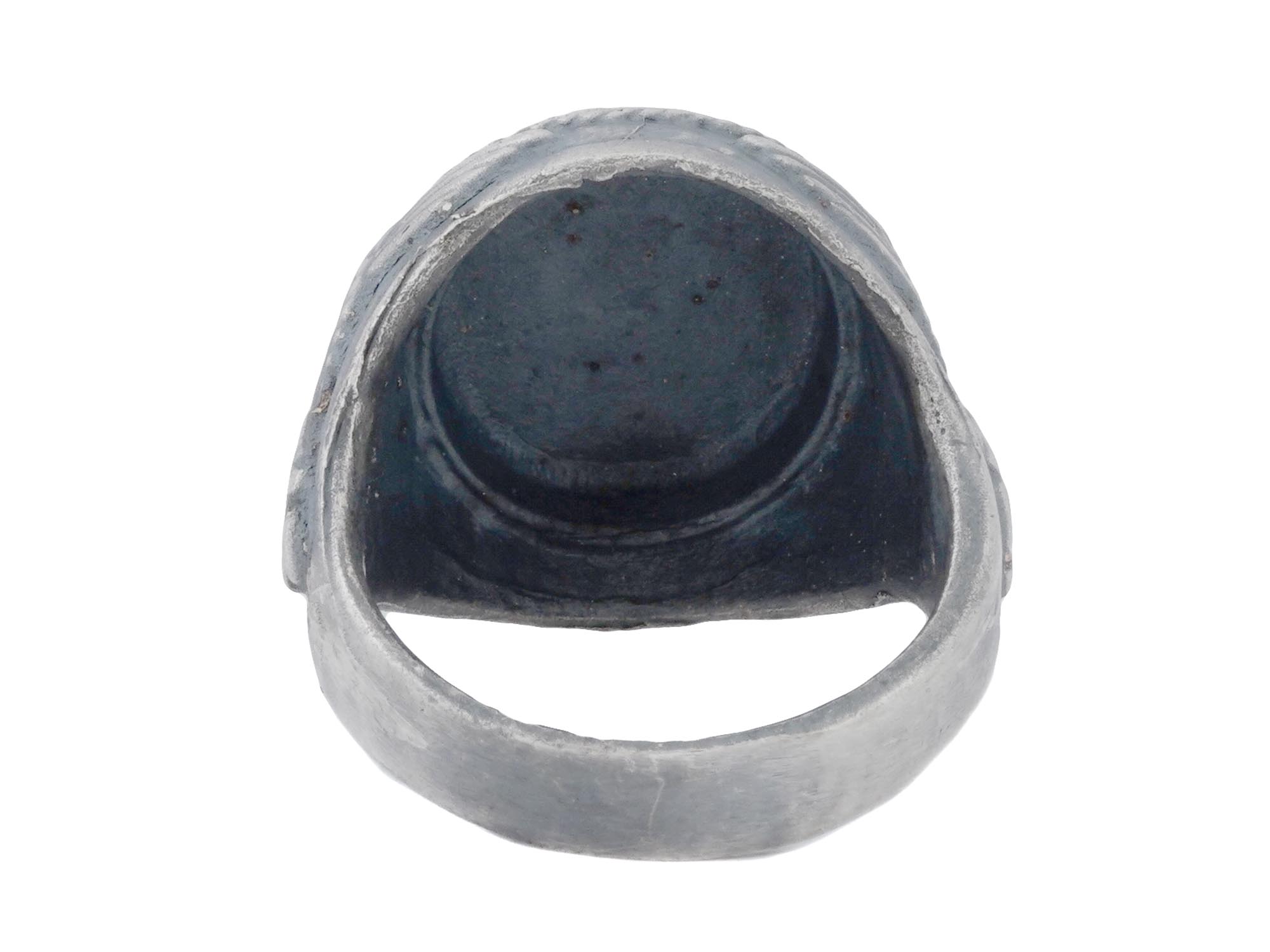GERMAN WWII WAFFEN SS SILVER RING PIC-4