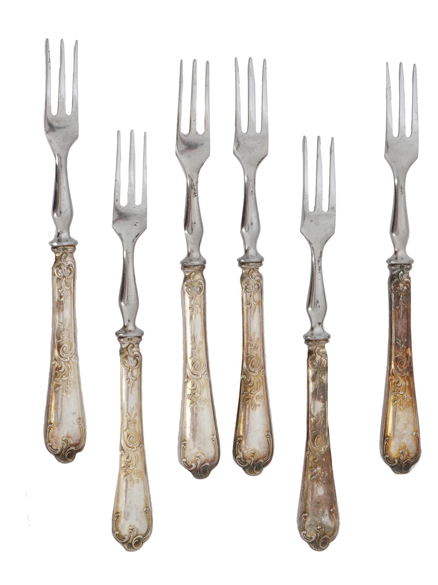 SET OF 6 DESERT FORKS FROM THE SS ACADEMY WEWELSBURG PIC-1