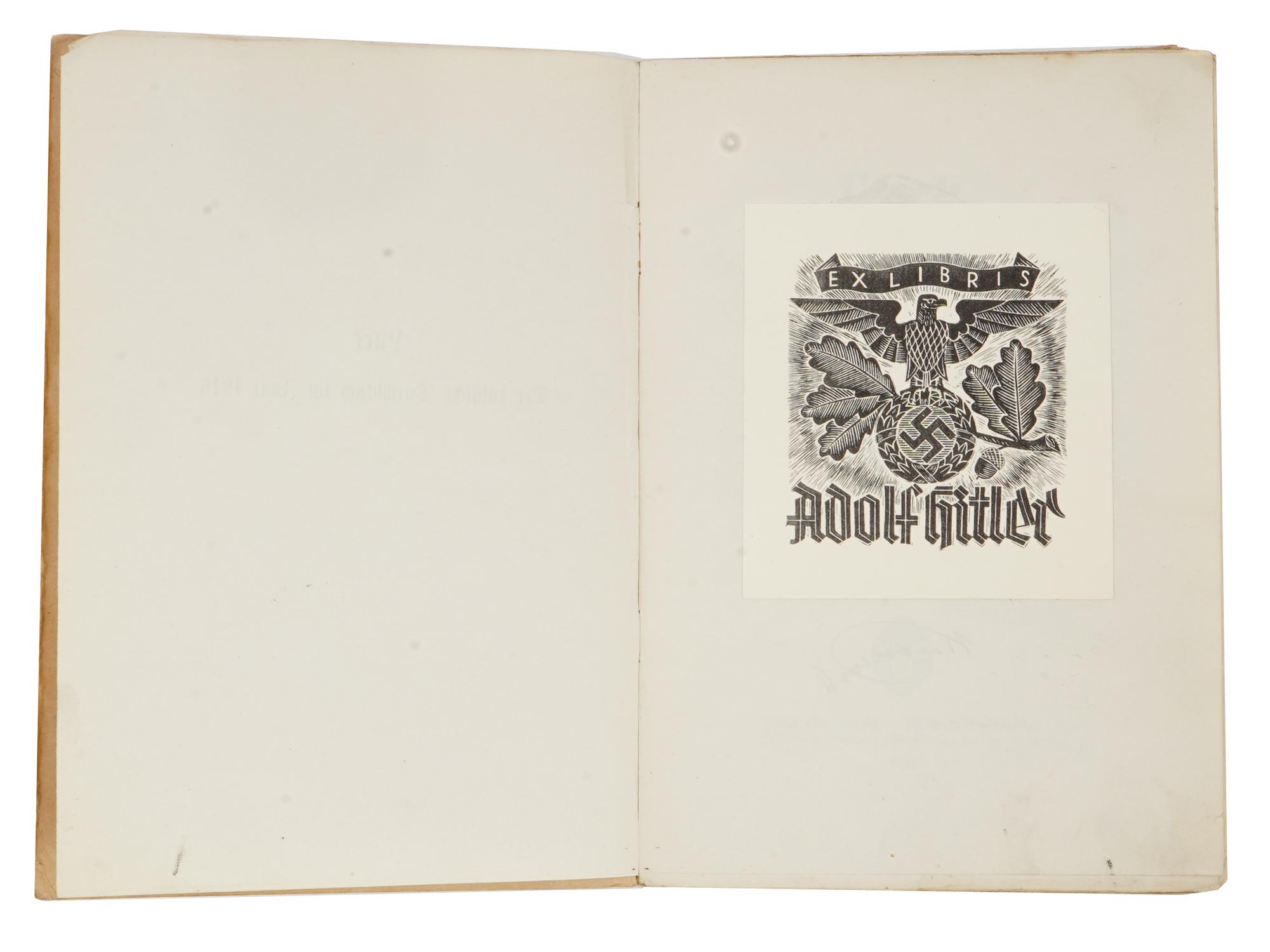 WWI RUSSIAN CAMPAIGN BOOK FROM ADOLF HITLERS LIBRARY PIC-0
