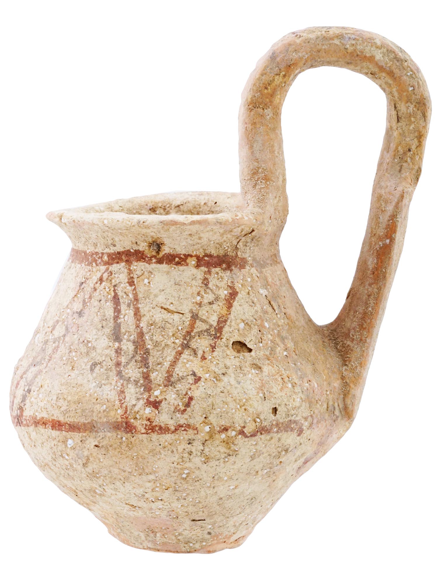 ANCIENT HOLY LAND ISRAEL POTTERY DIPPER PIC-0