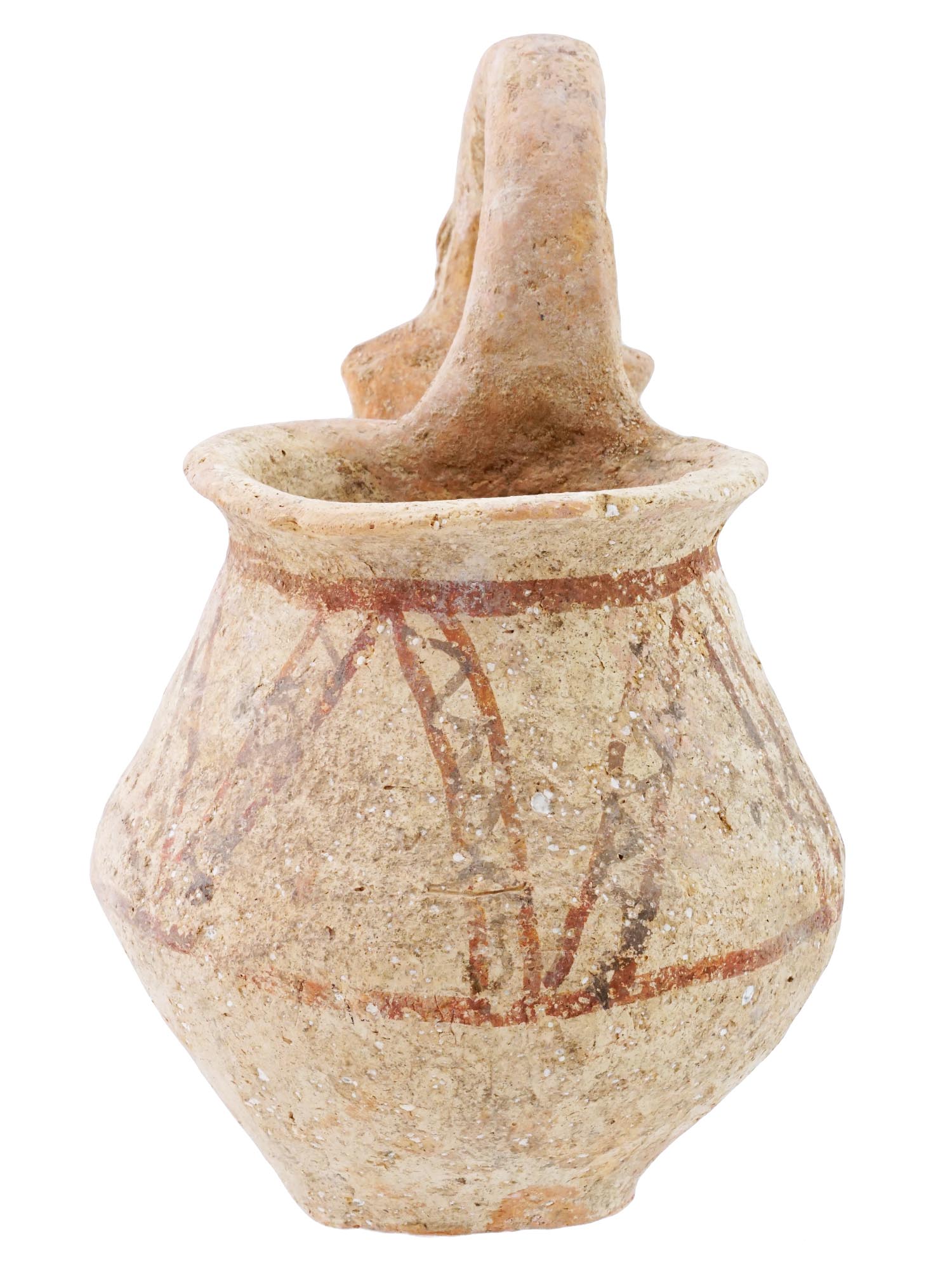 ANCIENT HOLY LAND ISRAEL POTTERY DIPPER PIC-2