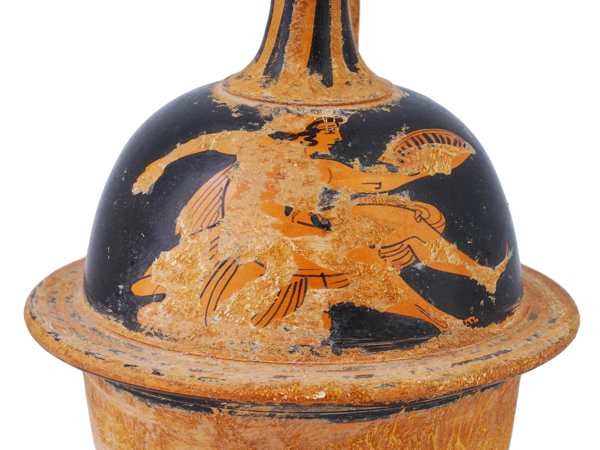 ANCIENT GREEK APULIAN RED FIGURE LEKYTHOS PIC-8