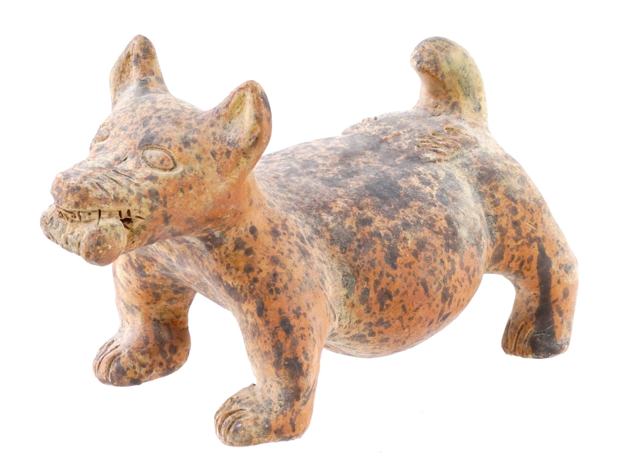 MODERN PRE-COLUMBIAN STYLE COLIMA CULTURE CERAMIC DOG PIC-0