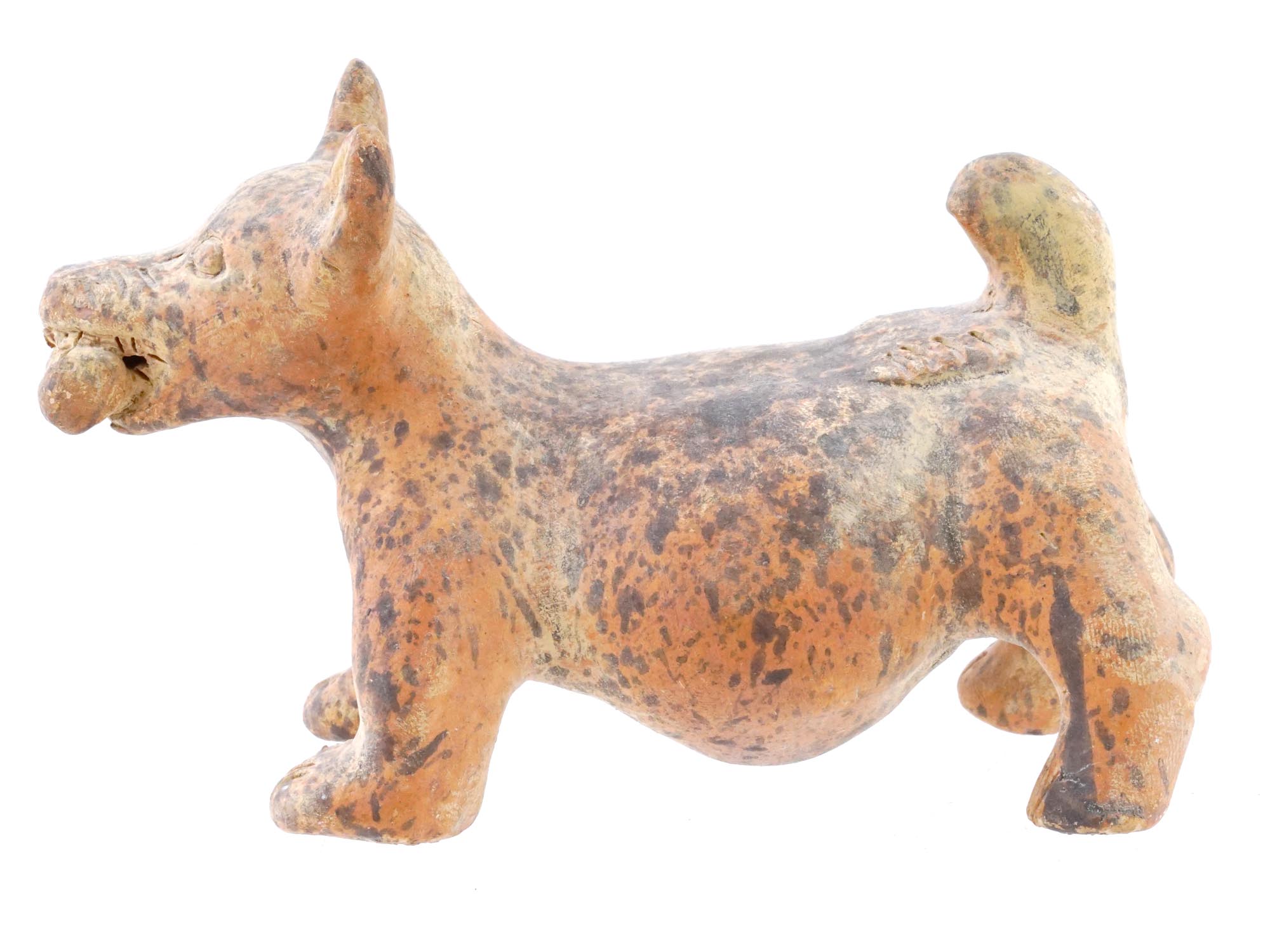 MODERN PRE-COLUMBIAN STYLE COLIMA CULTURE CERAMIC DOG PIC-1