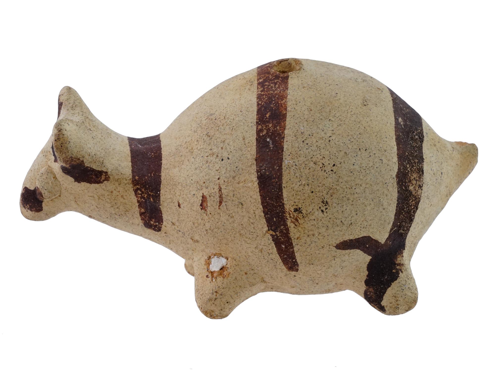 ANTIQUE PRE COLUMBIAN CHANCAY POTTERY LLAMA FIGURE PIC-3