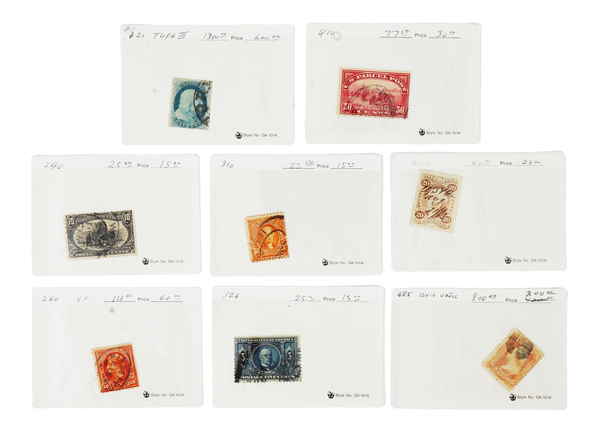 ANTIQUE AMERICAN POSTAGE STAMP COLLECTION PIC-0