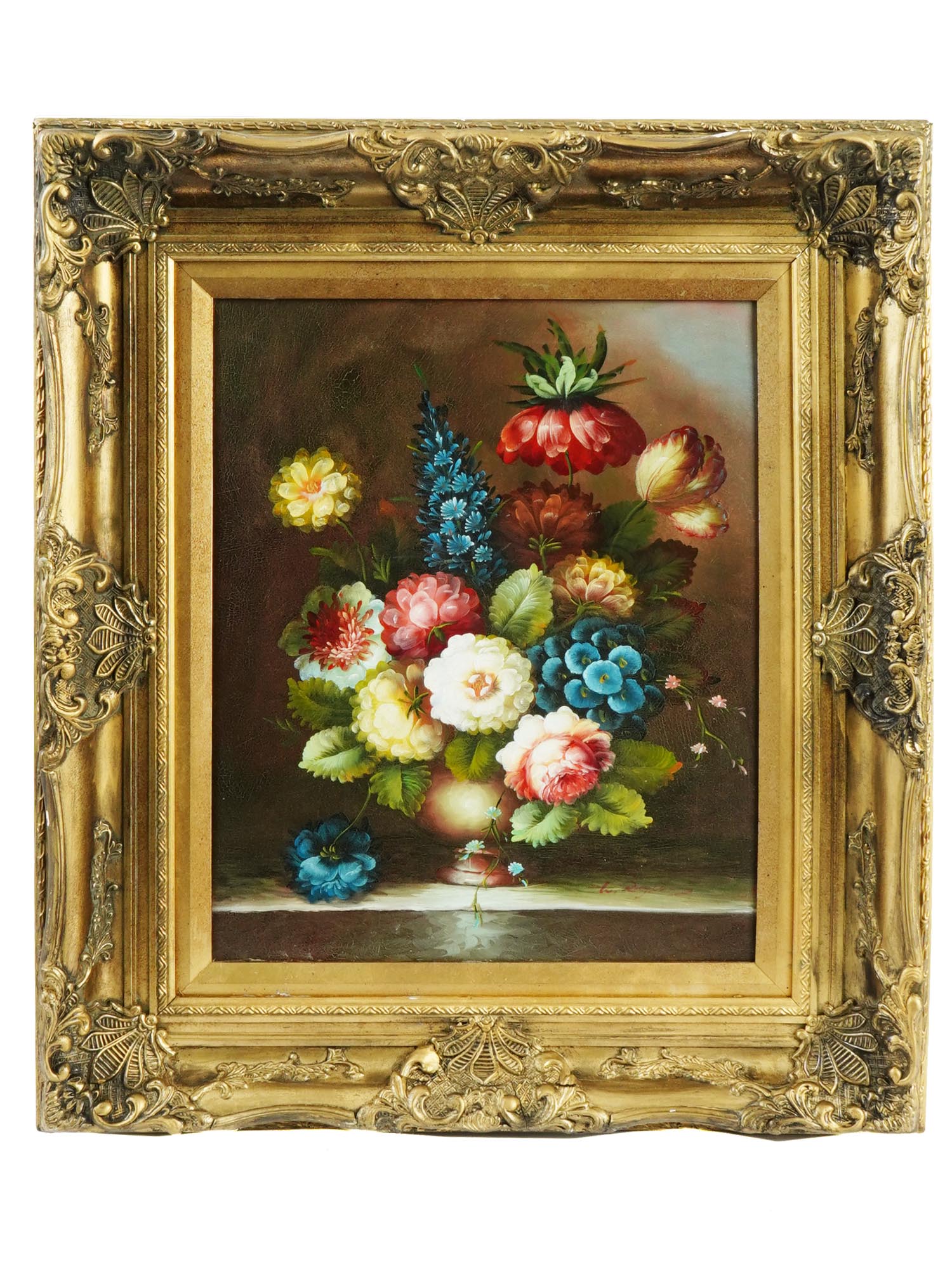 ATTR TO WILLIAM RAYWORTH STILL LIFE OIL PAINTING PIC-0