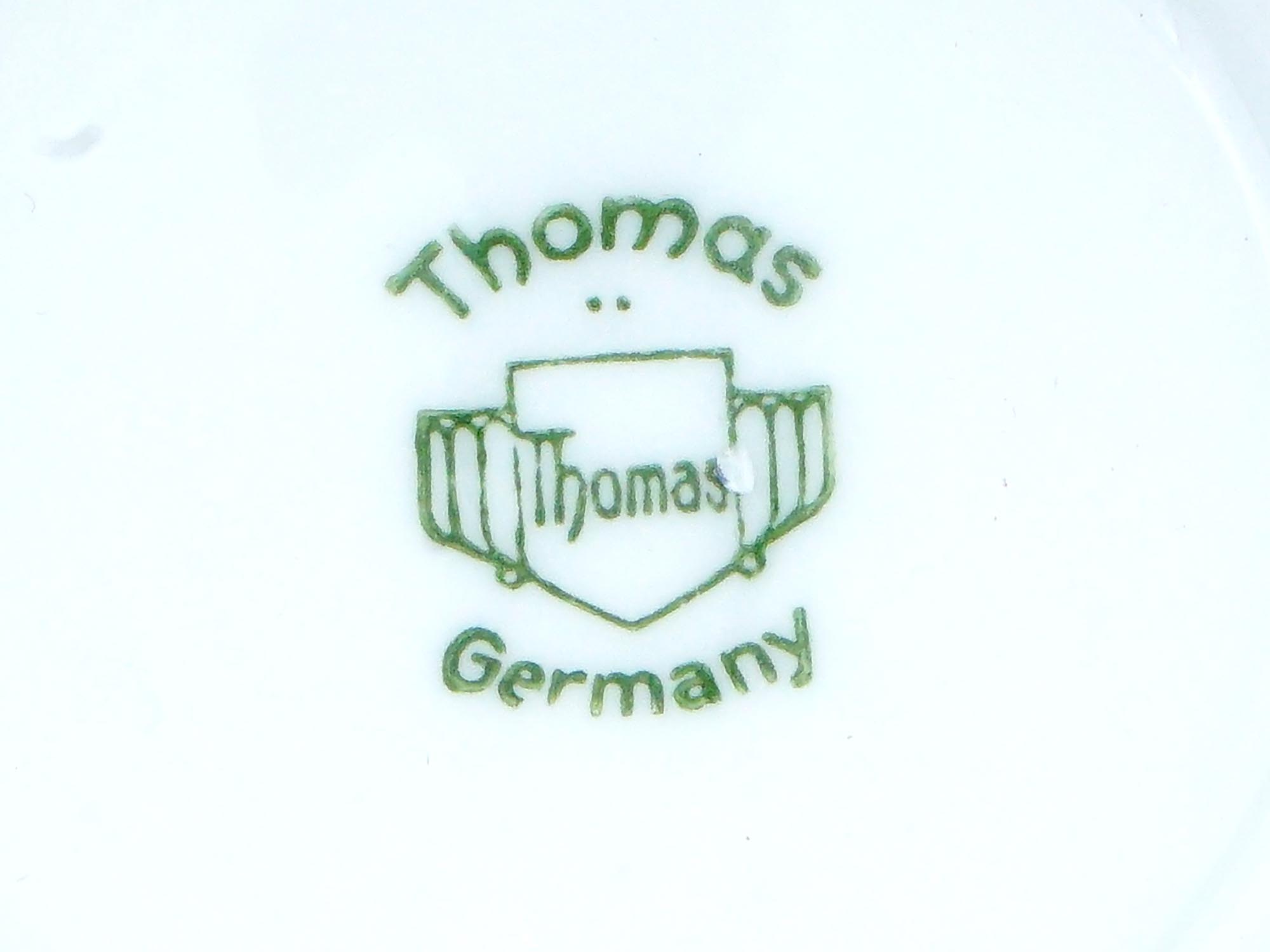 GERMAN THOMAS SILVER OVERLAYS PORCELAIN COFFEE SET PIC-7