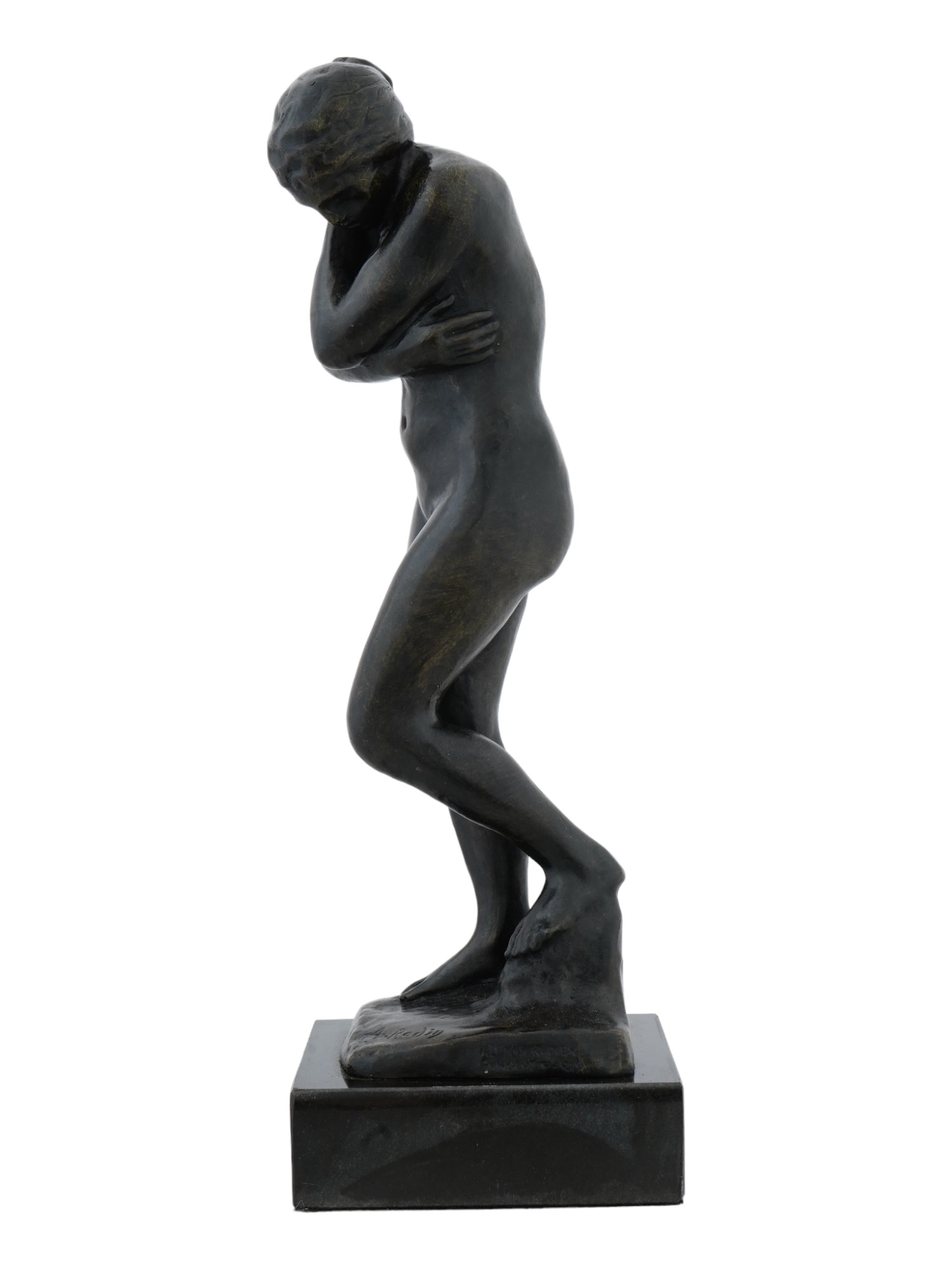 FRENCH EVA BRONZE SCULPTURE AFTER AUGUSTE RODIN PIC-3