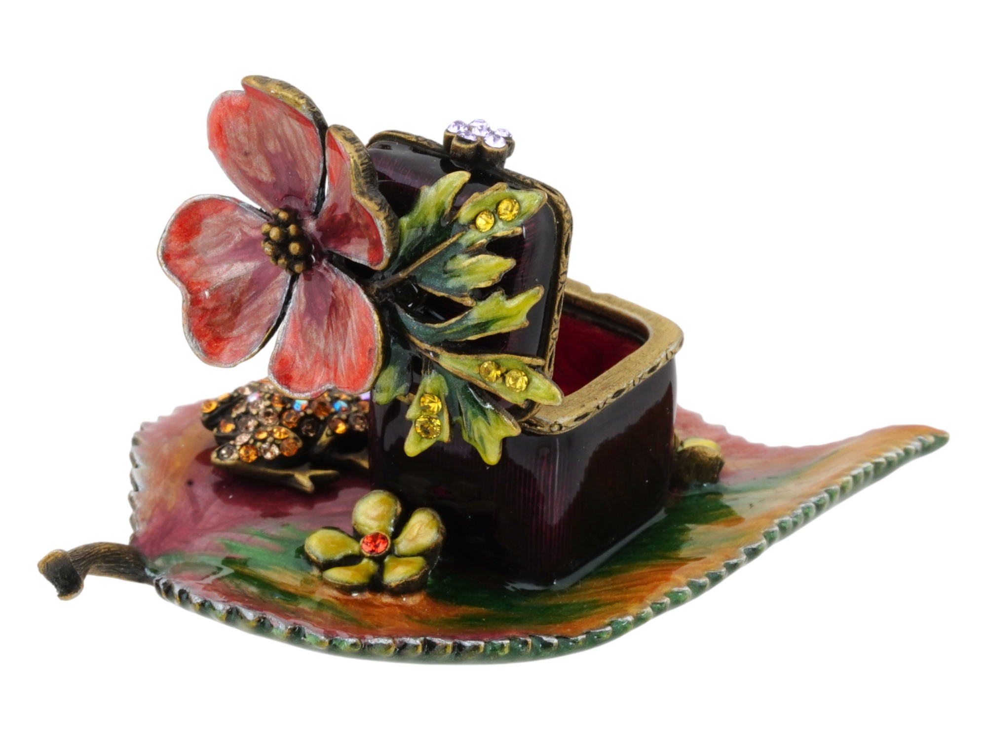 JAY STRONGWATER ENAMEL CRYSTALS ALAN TRINKET BOX PIC-4