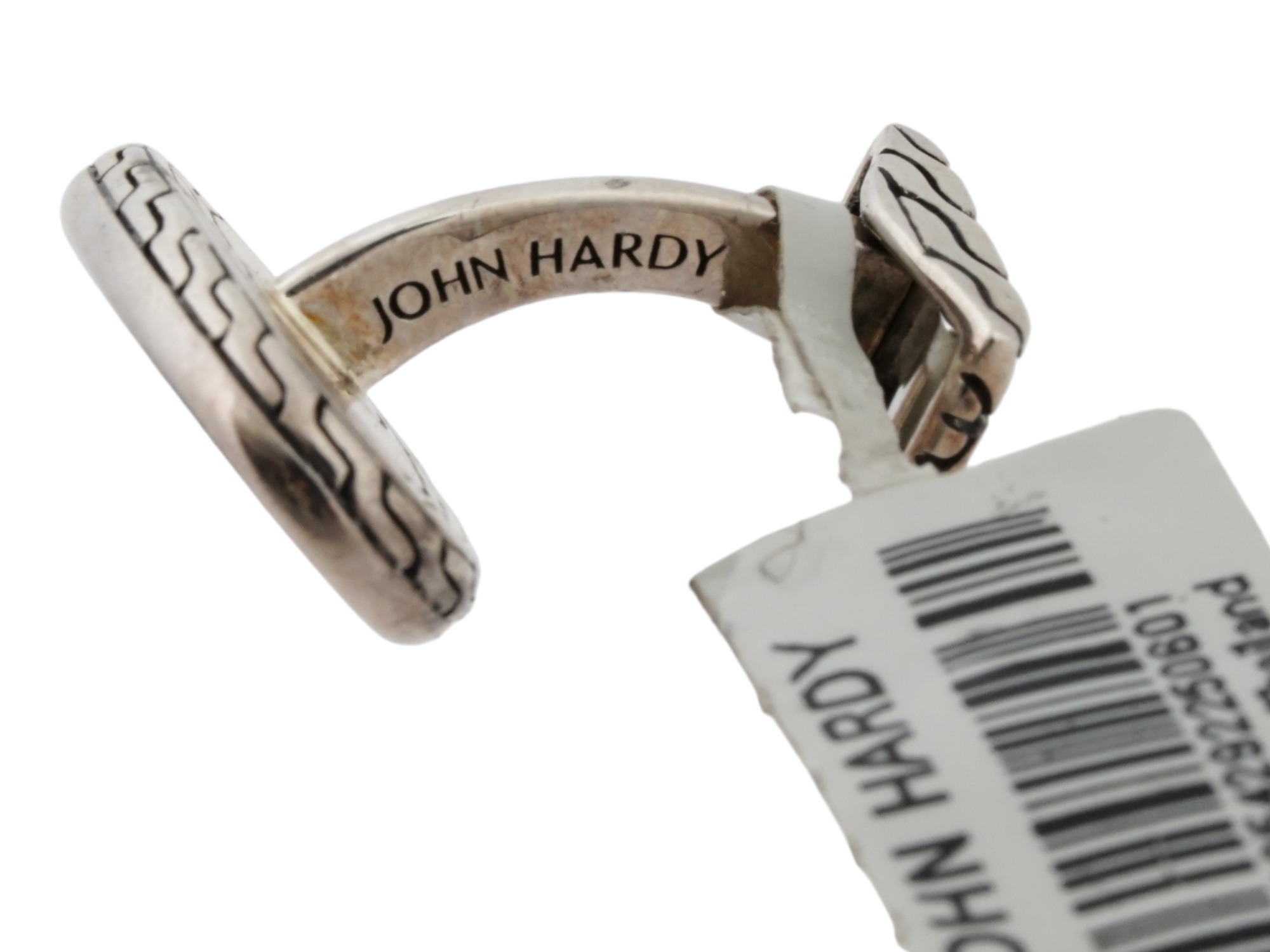 18K GOLD STERLING SILVER  CUFFLINKS BY JOHN HARDY PIC-7