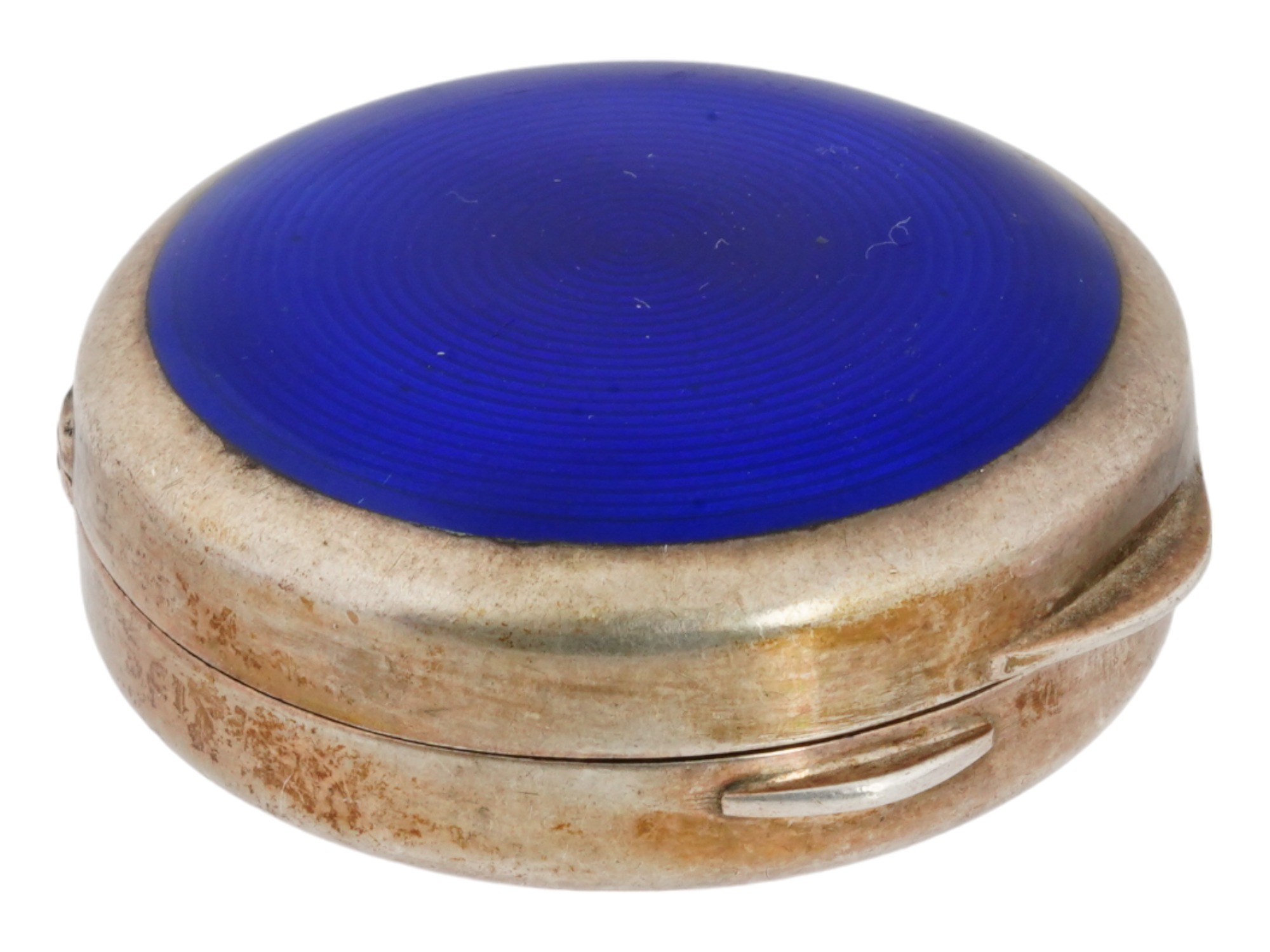 MEXICO GUILLOCHE ENAMEL STERLING SILVER PILL BOXES PIC-4
