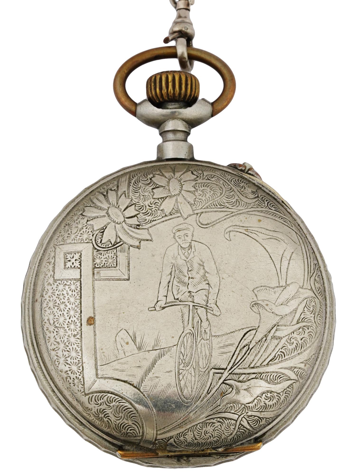 ANTIQUE VAPORE SYSTEME ROSKOPF POCKET WATCH C 1880 PIC-6