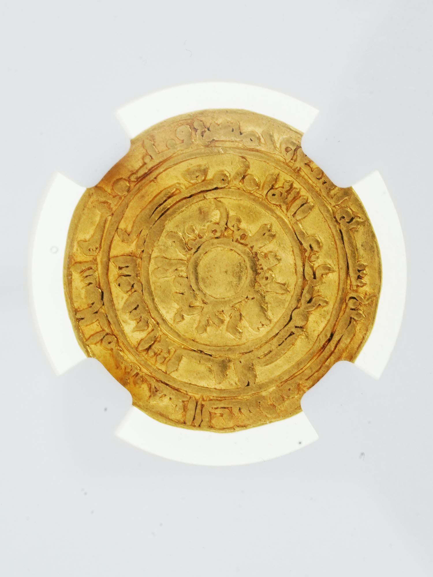 ISLAMIC FATIMID CALIPHATE AL MUIZZ GOLD DINAR COIN PIC-3